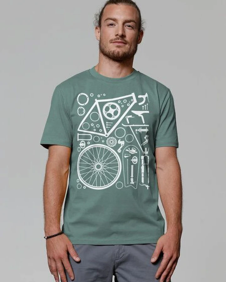 watapparel T-Shirt Unisex Fahrradteile