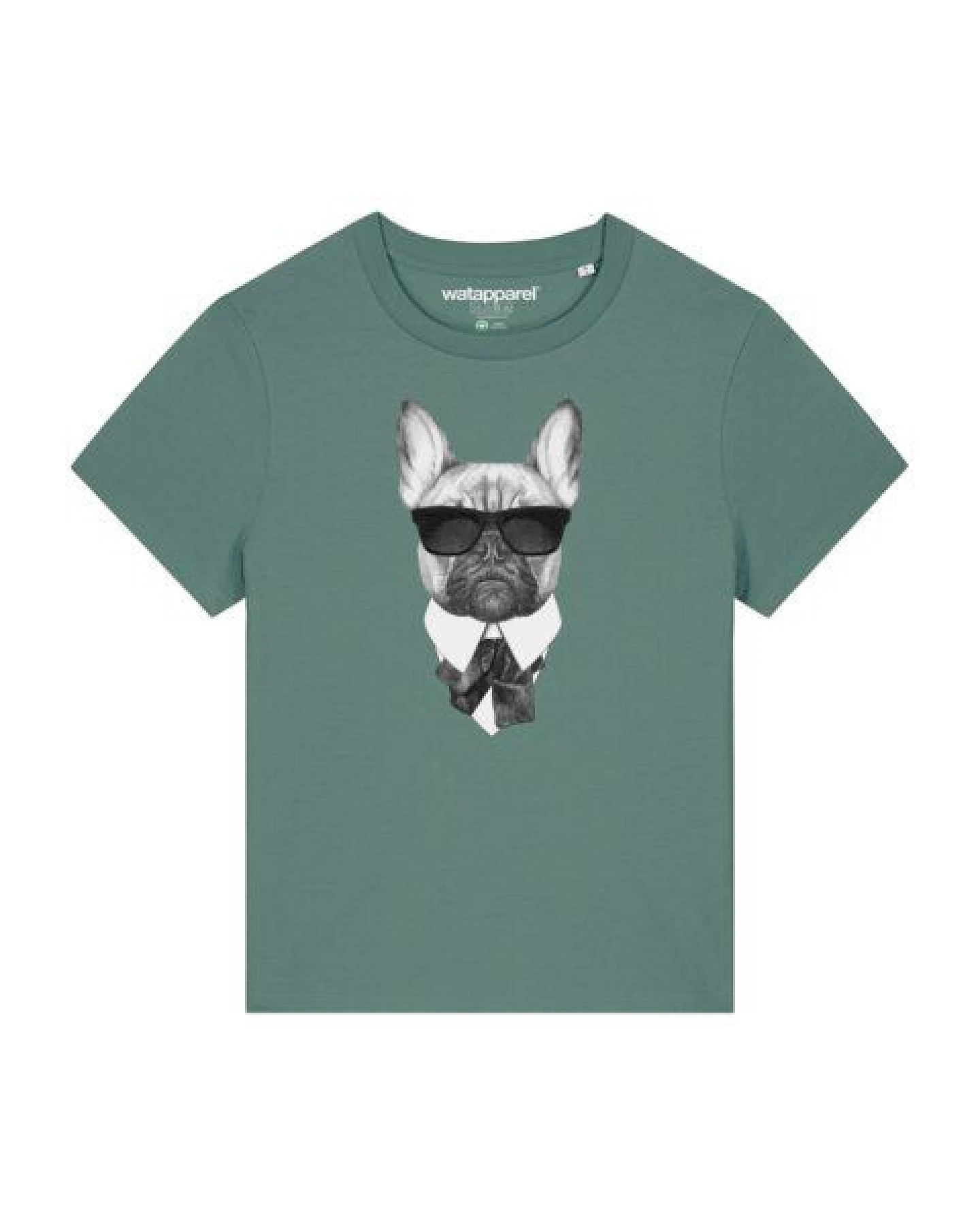 watapparel T-Shirt Frauen Ein fescher Hund – Ansicht 2
