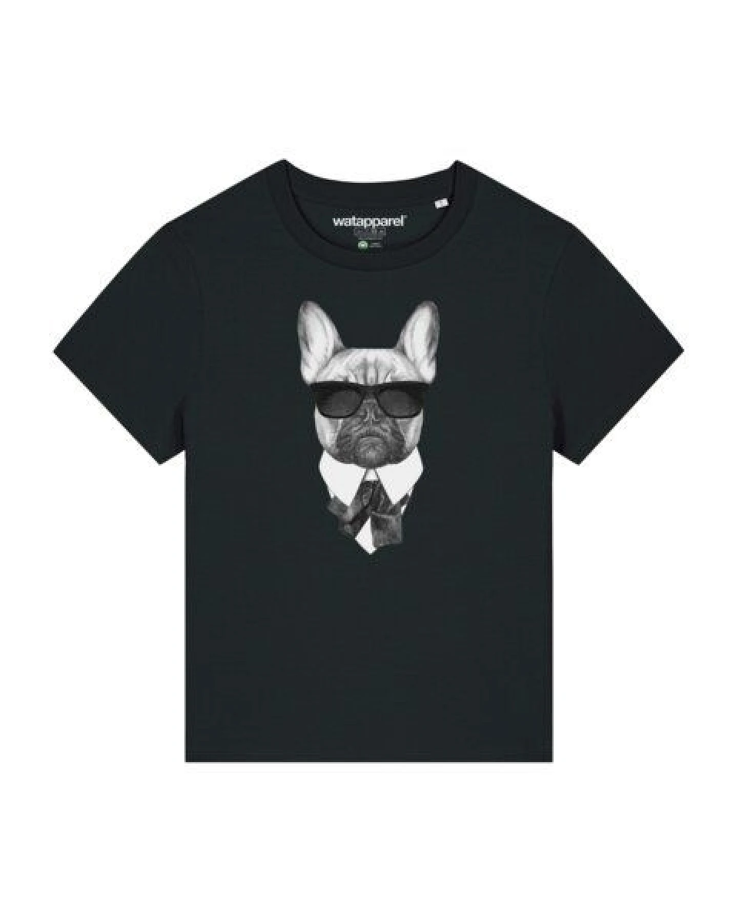 watapparel T-Shirt Frauen Ein fescher Hund – Ansicht 2