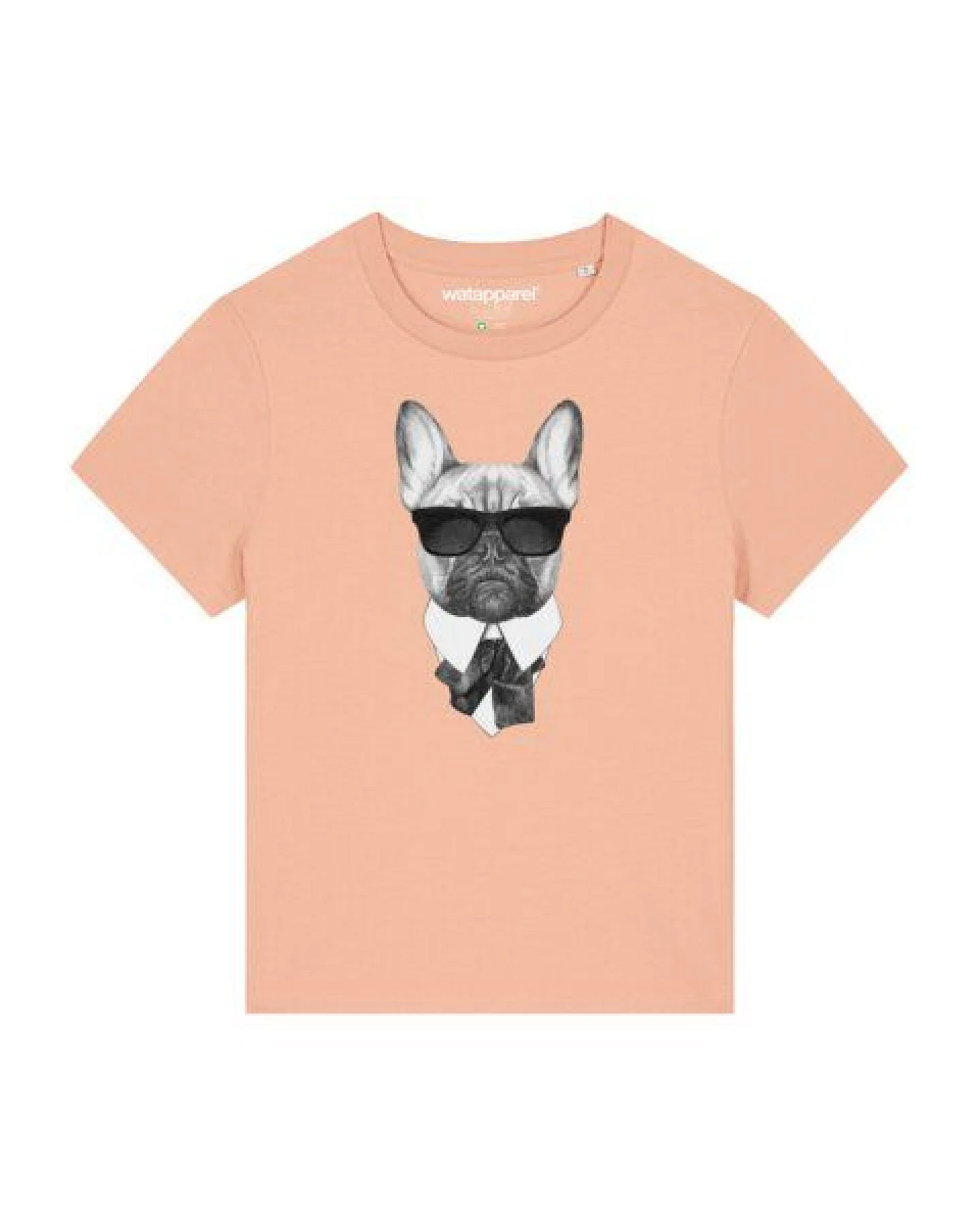 watapparel T-Shirt Frauen Ein fescher Hund – Ansicht 2