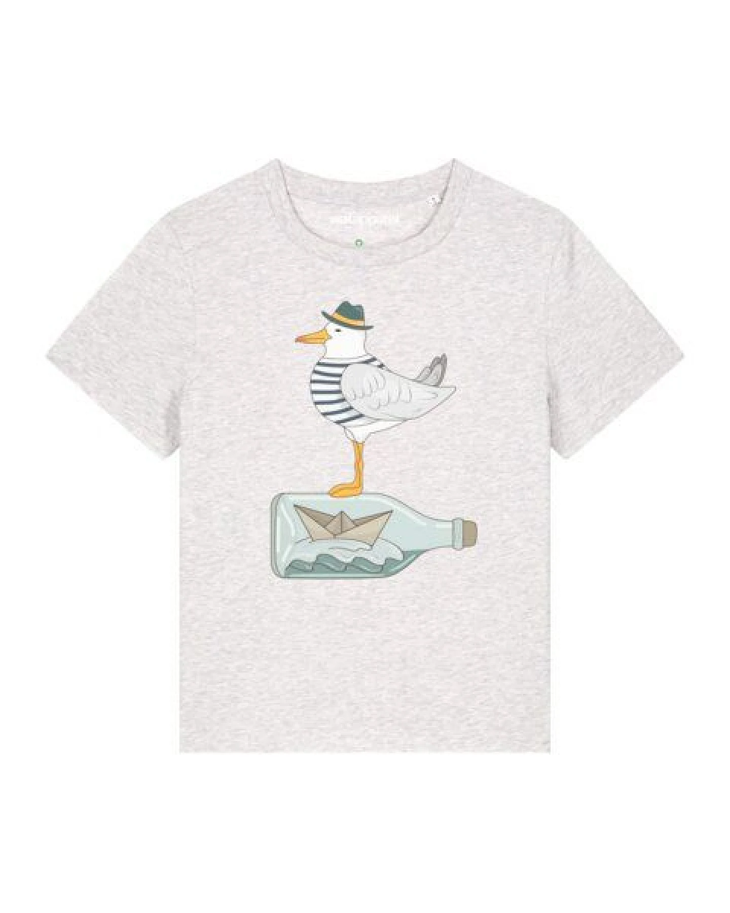 watapparel T-Shirt Frauen Möwe mit Hut – Ansicht 2