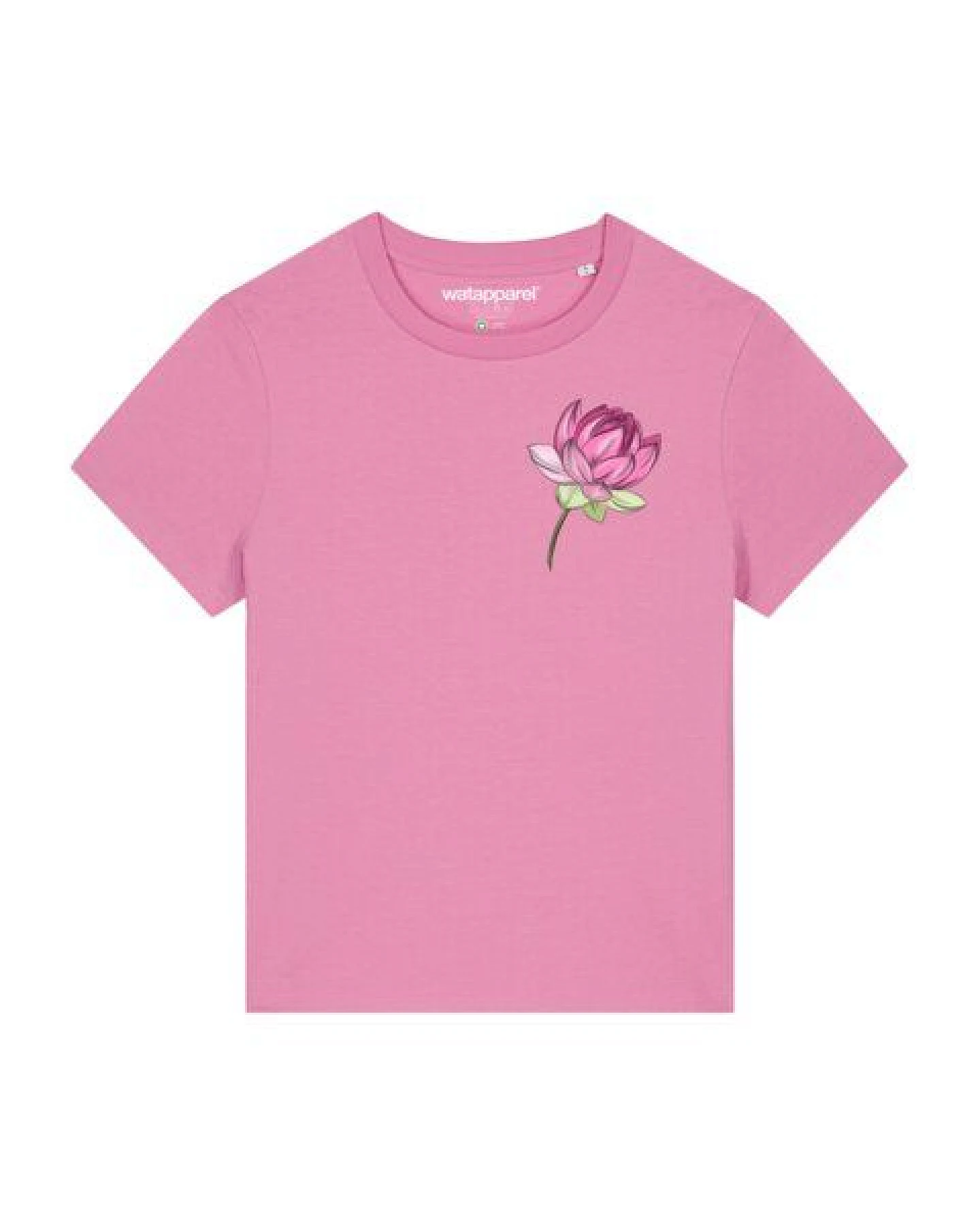 watapparel T-Shirt Frauen Blume – Ansicht 2