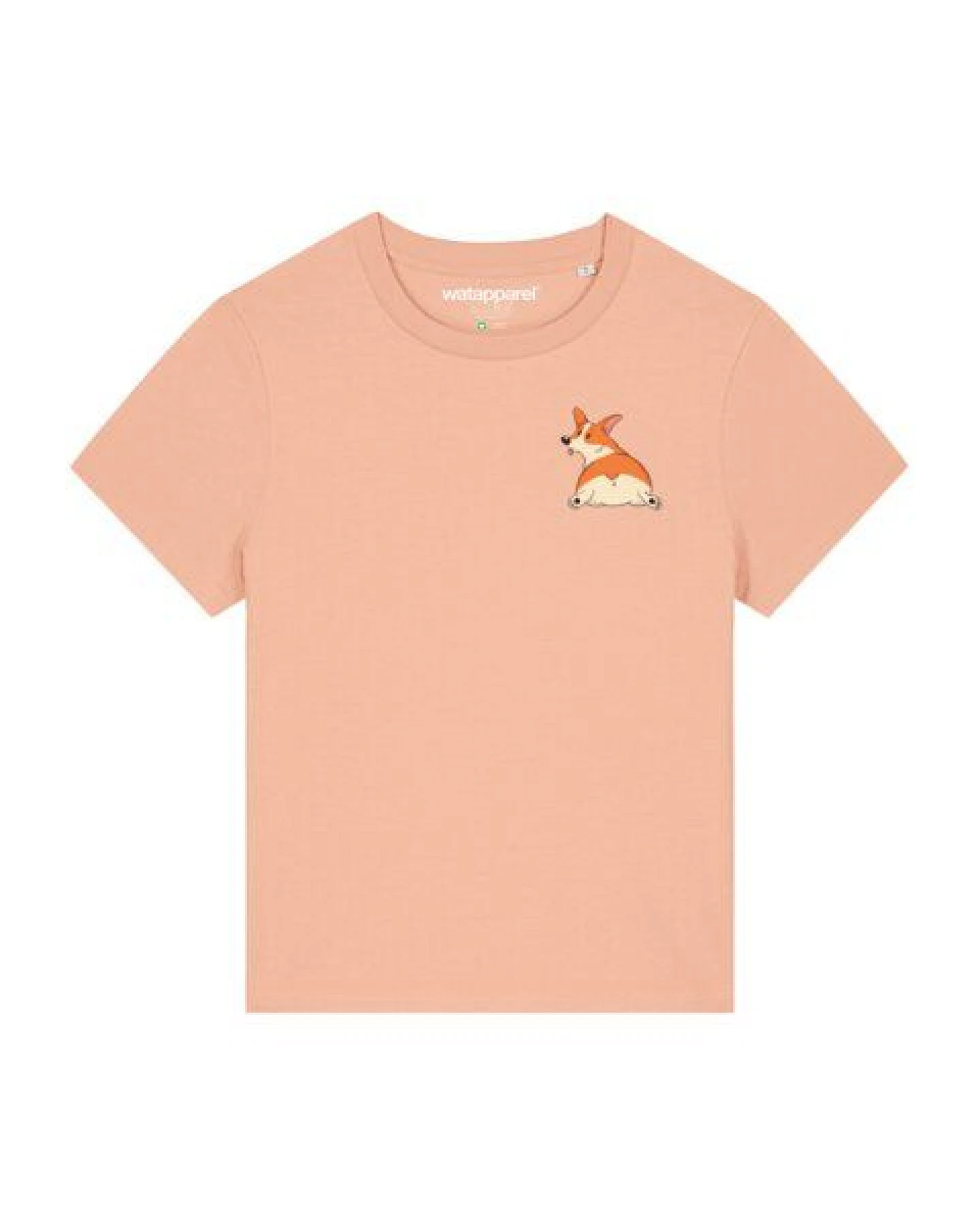 watapparel T-Shirt Frauen Corgi – Ansicht 2