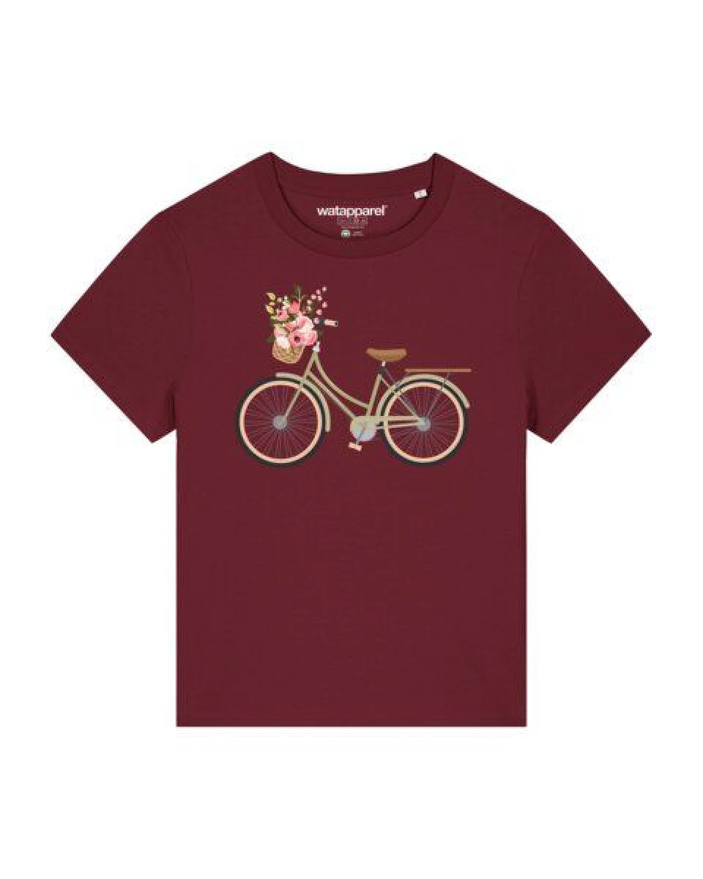 watapparel T-Shirt Frauen Damenfahrrad – Ansicht 2