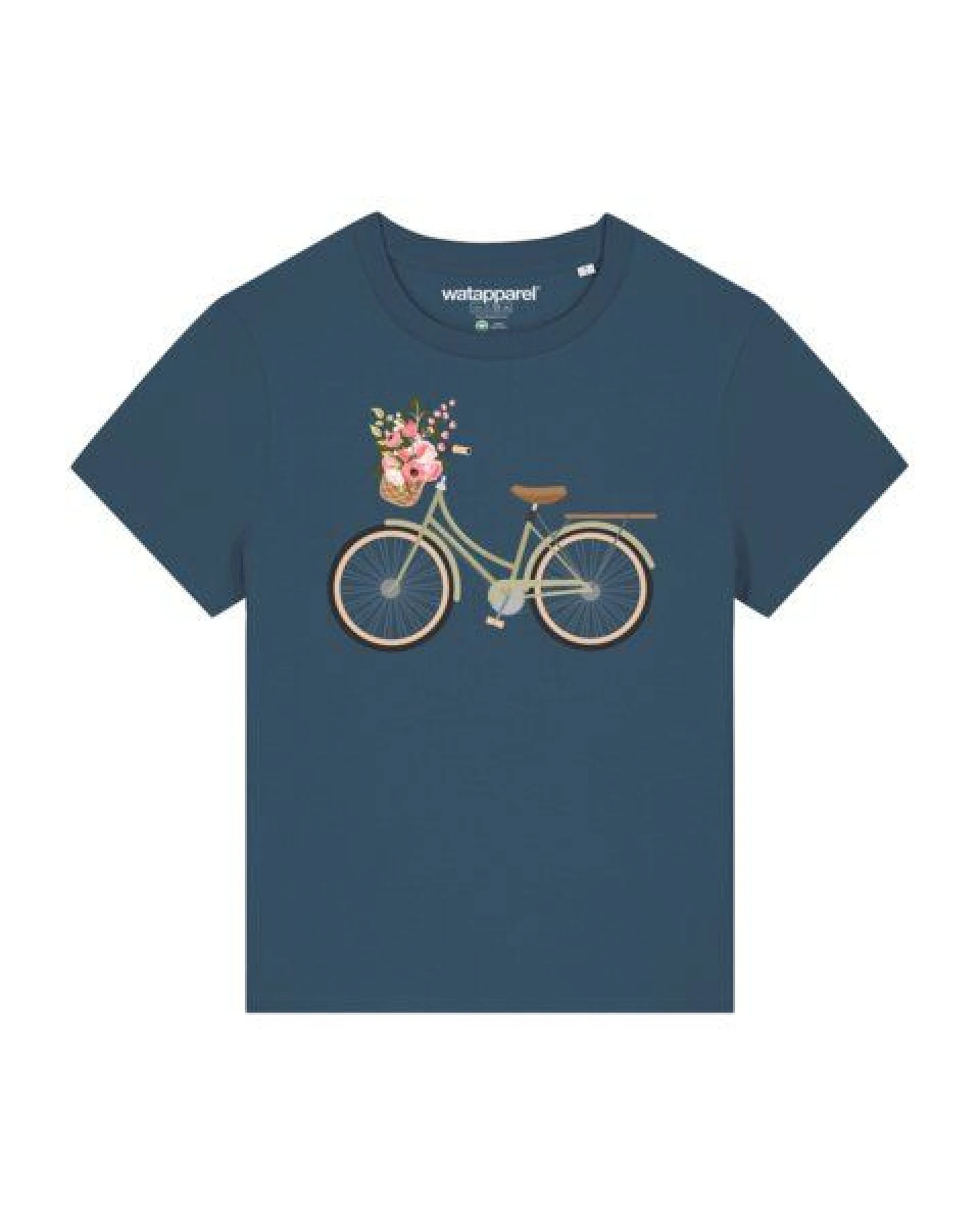 watapparel T-Shirt Frauen Damenfahrrad – Ansicht 2