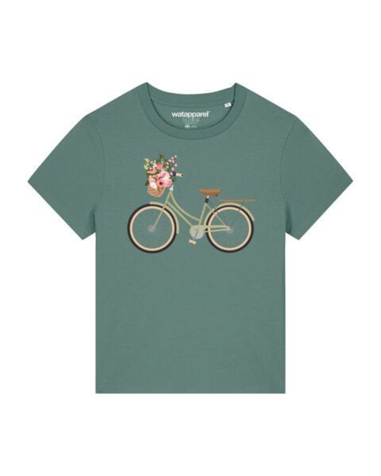 watapparel T-Shirt Frauen Damenfahrrad – Ansicht 2