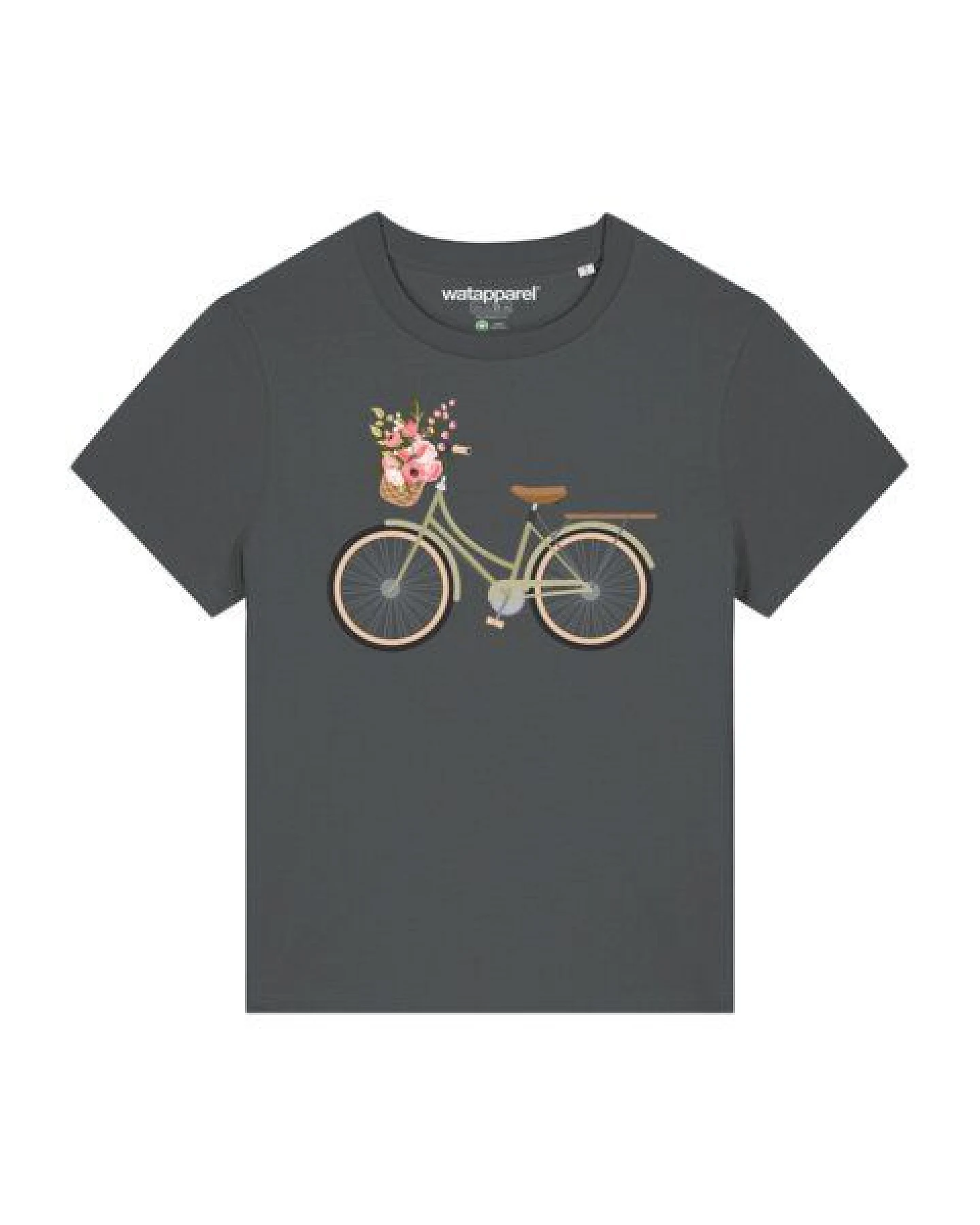 watapparel T-Shirt Frauen Damenfahrrad – Ansicht 2