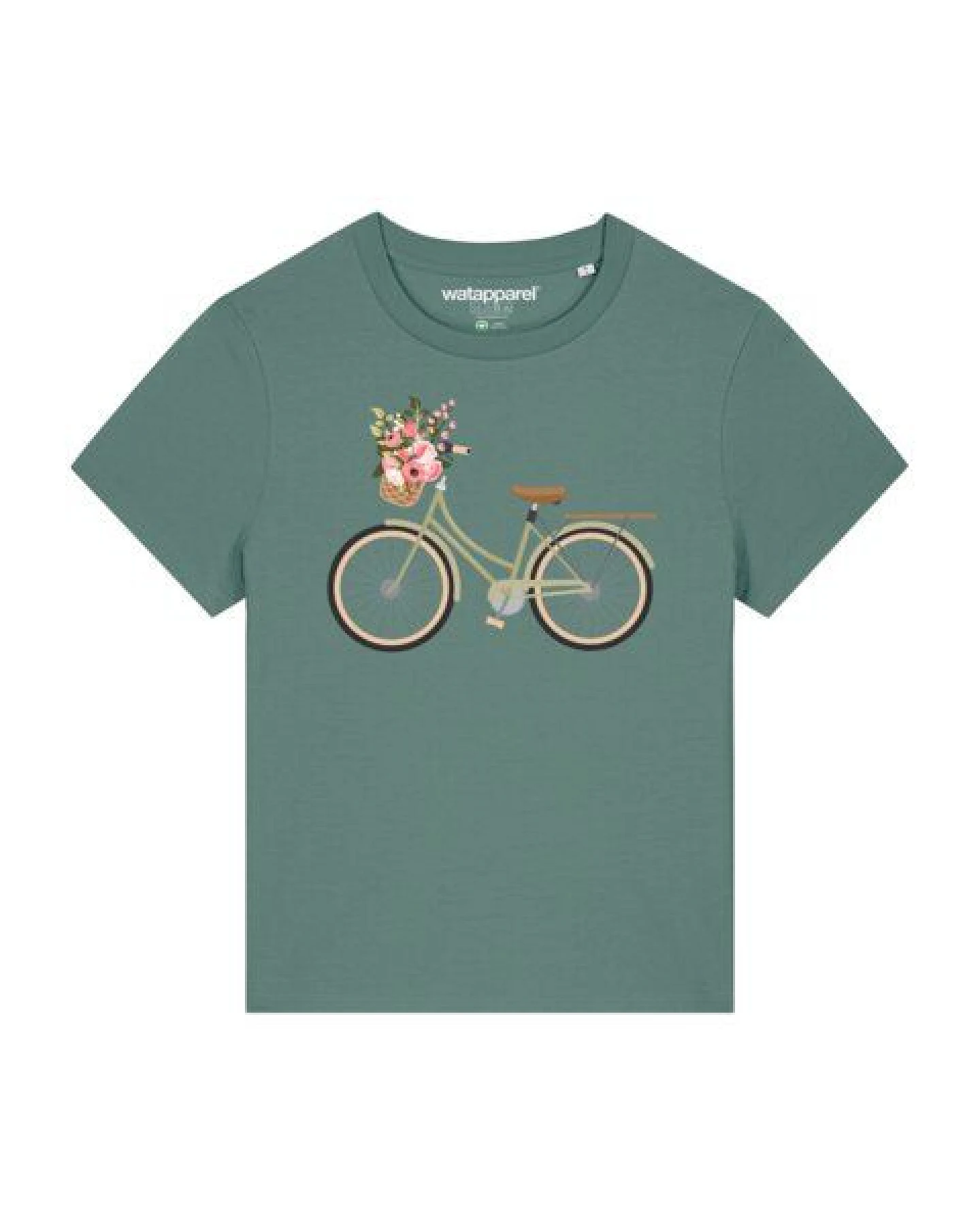 watapparel T-Shirt Frauen Damenfahrrad – Ansicht 2