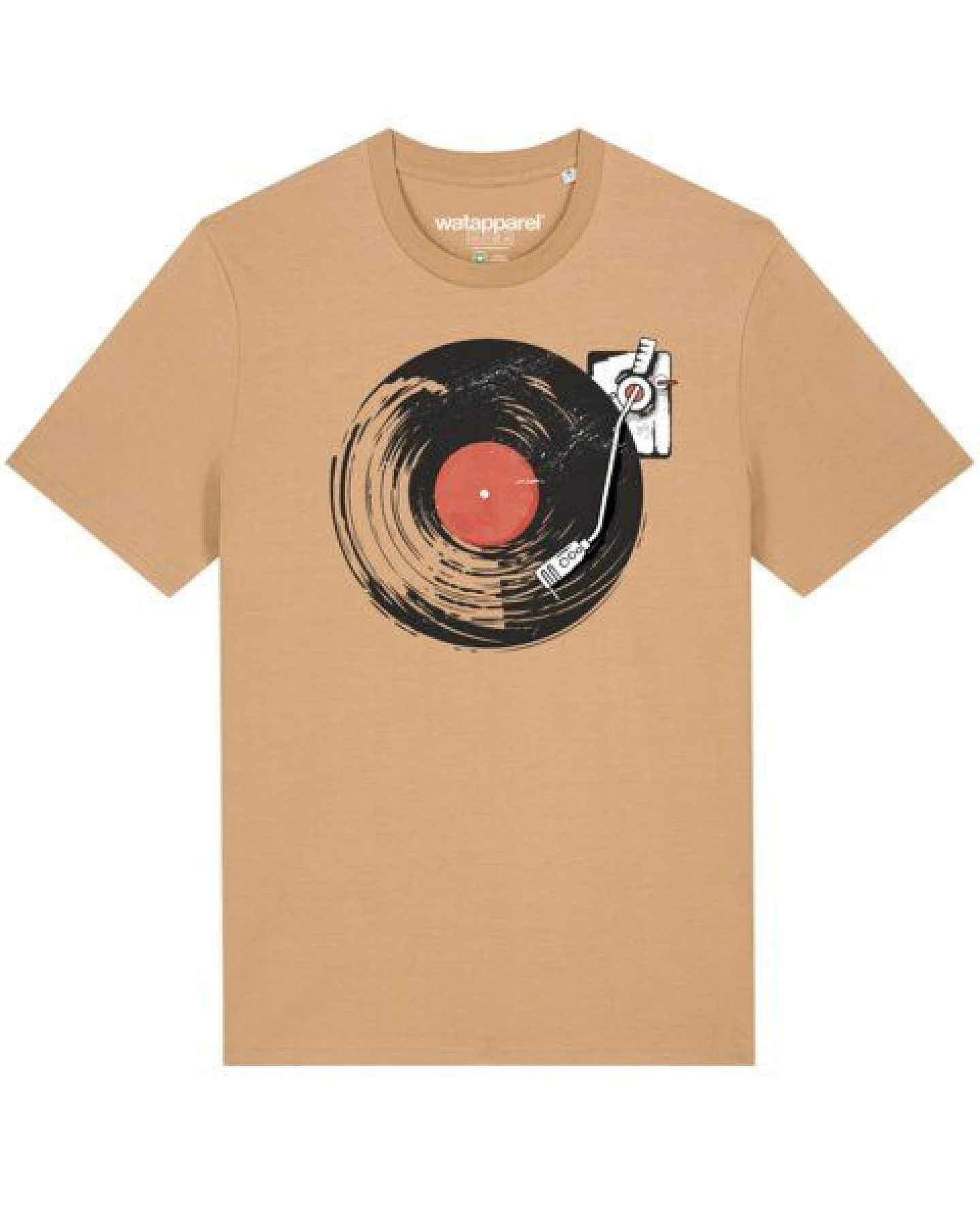 watapparel T-Shirt Unisex Schallplatte – Ansicht 2