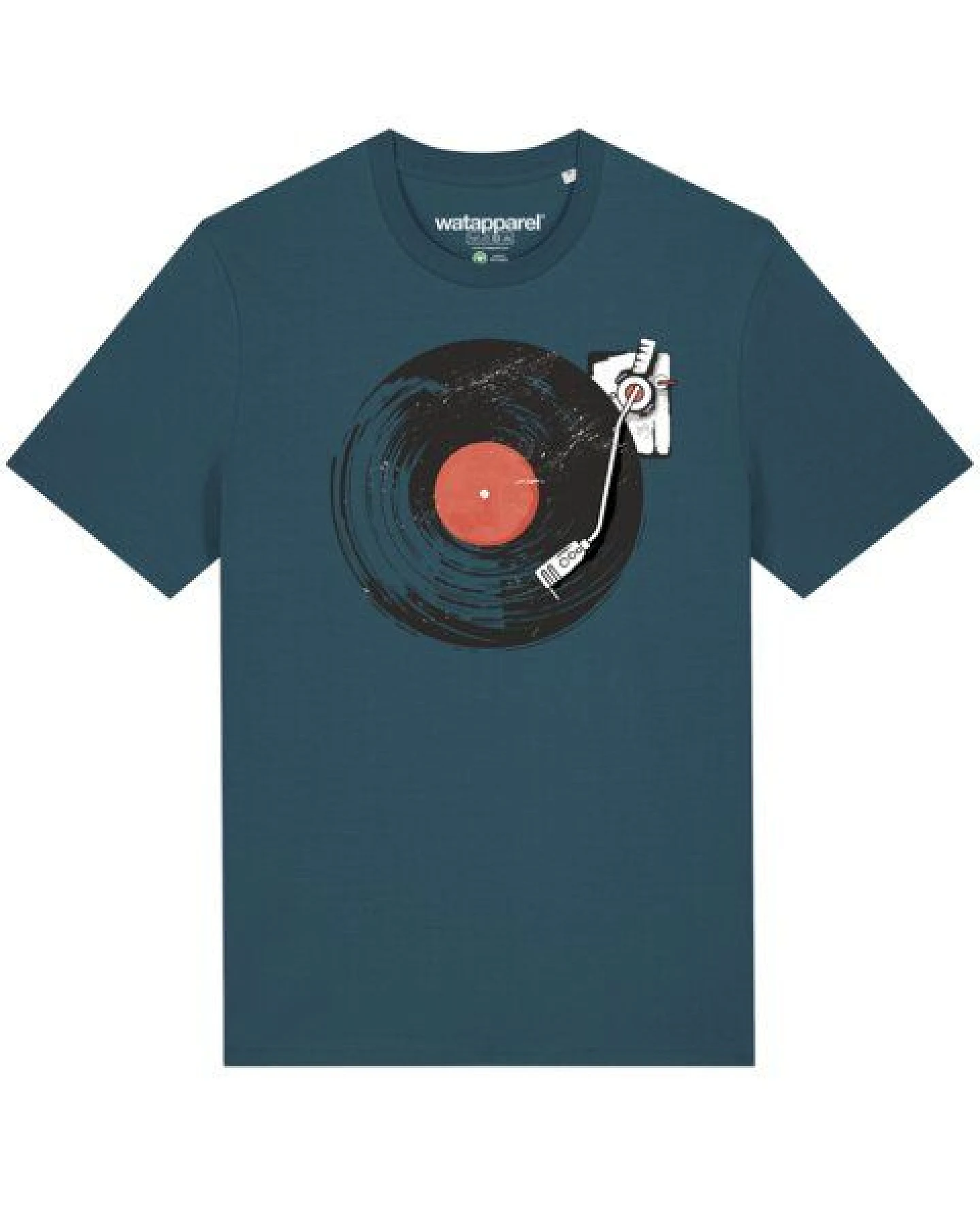 watapparel T-Shirt Unisex Schallplatte – Ansicht 2