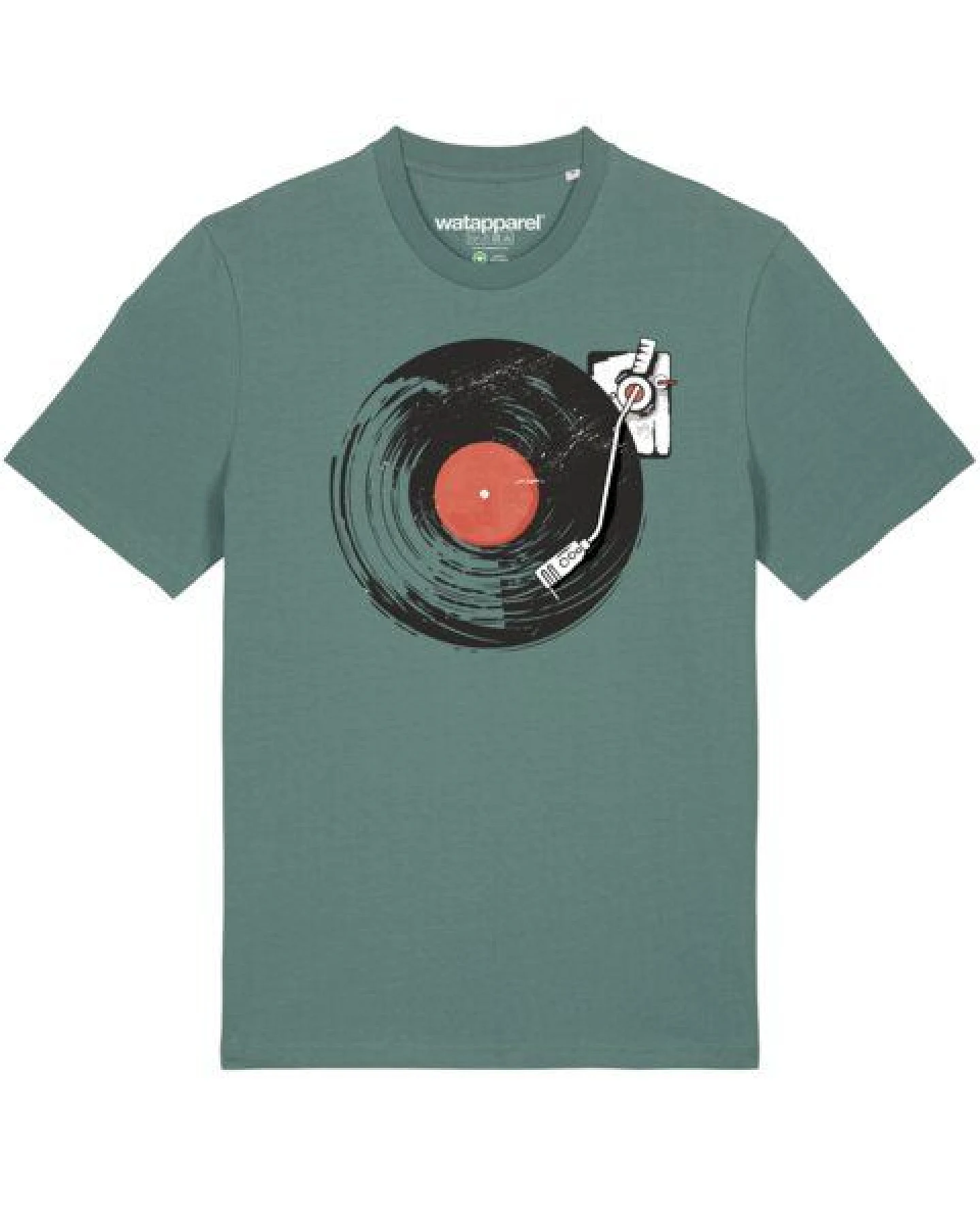 watapparel T-Shirt Unisex Schallplatte – Ansicht 2