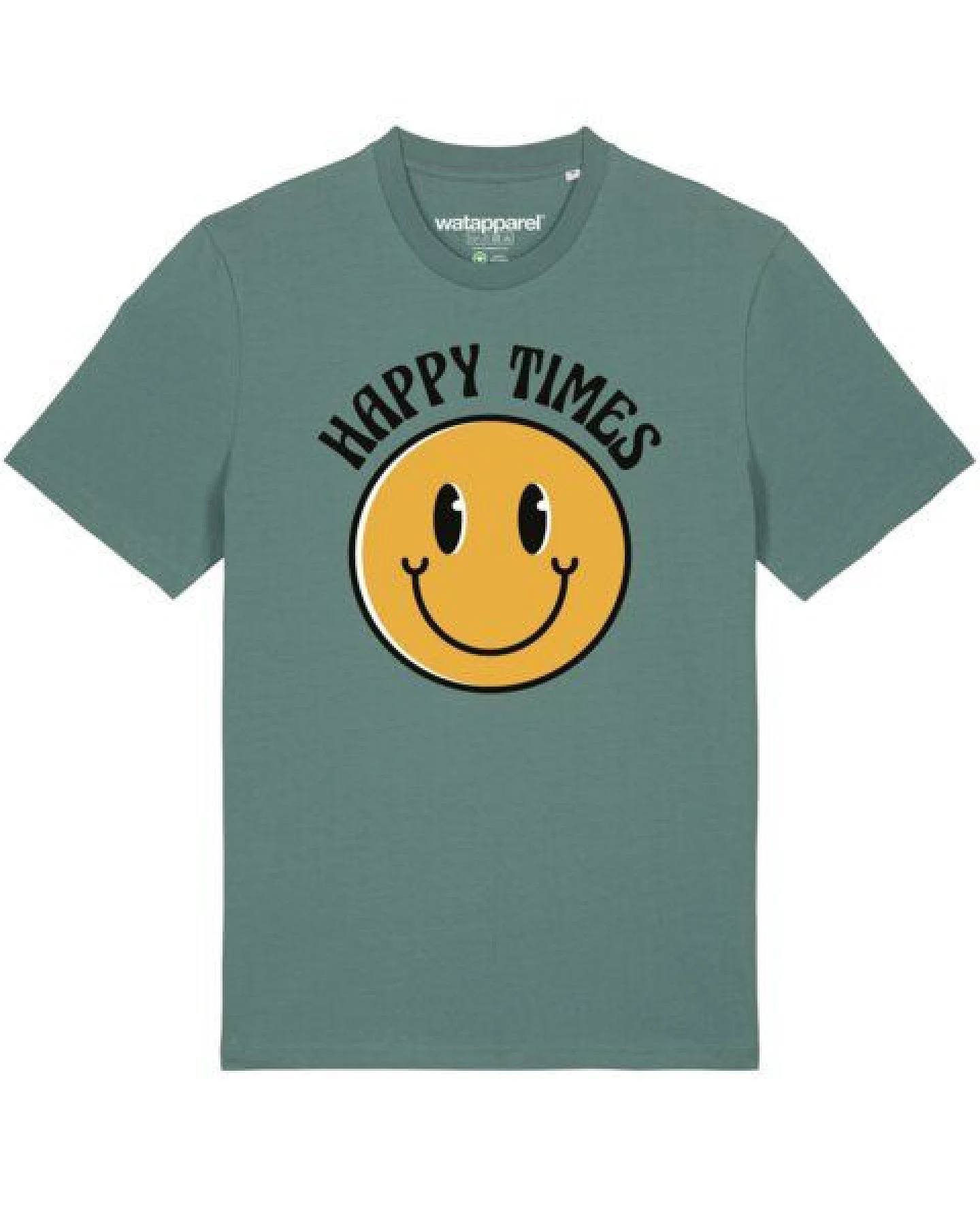 watapparel T-Shirt Unisex Happy times smiley emoji – Ansicht 2