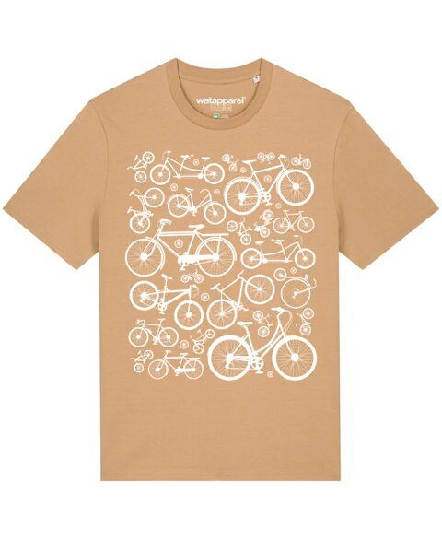 watapparel T-Shirt Unisex Fahrräder – Ansicht 2
