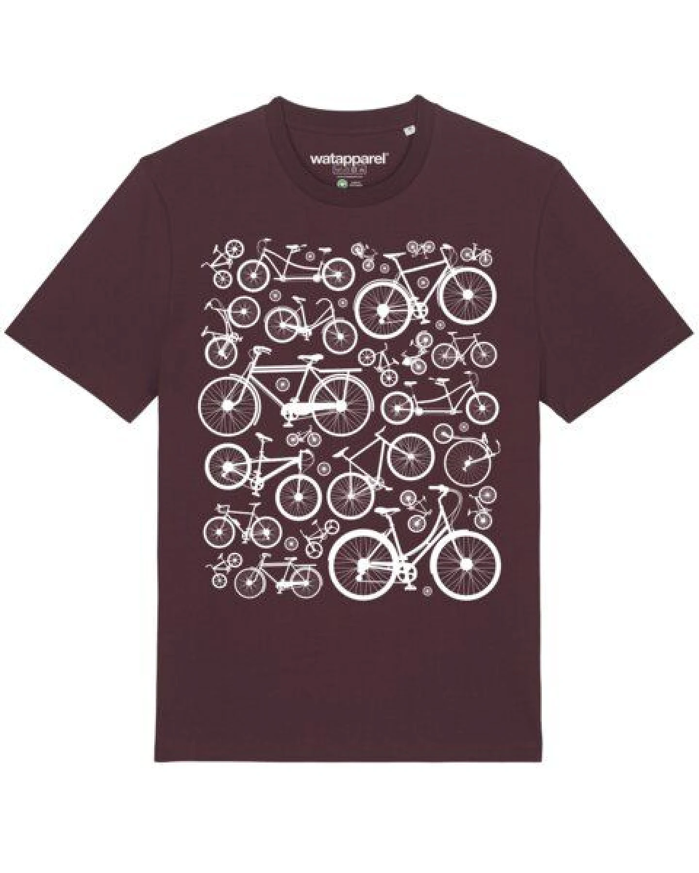 watapparel T-Shirt Unisex Fahrräder – Ansicht 2