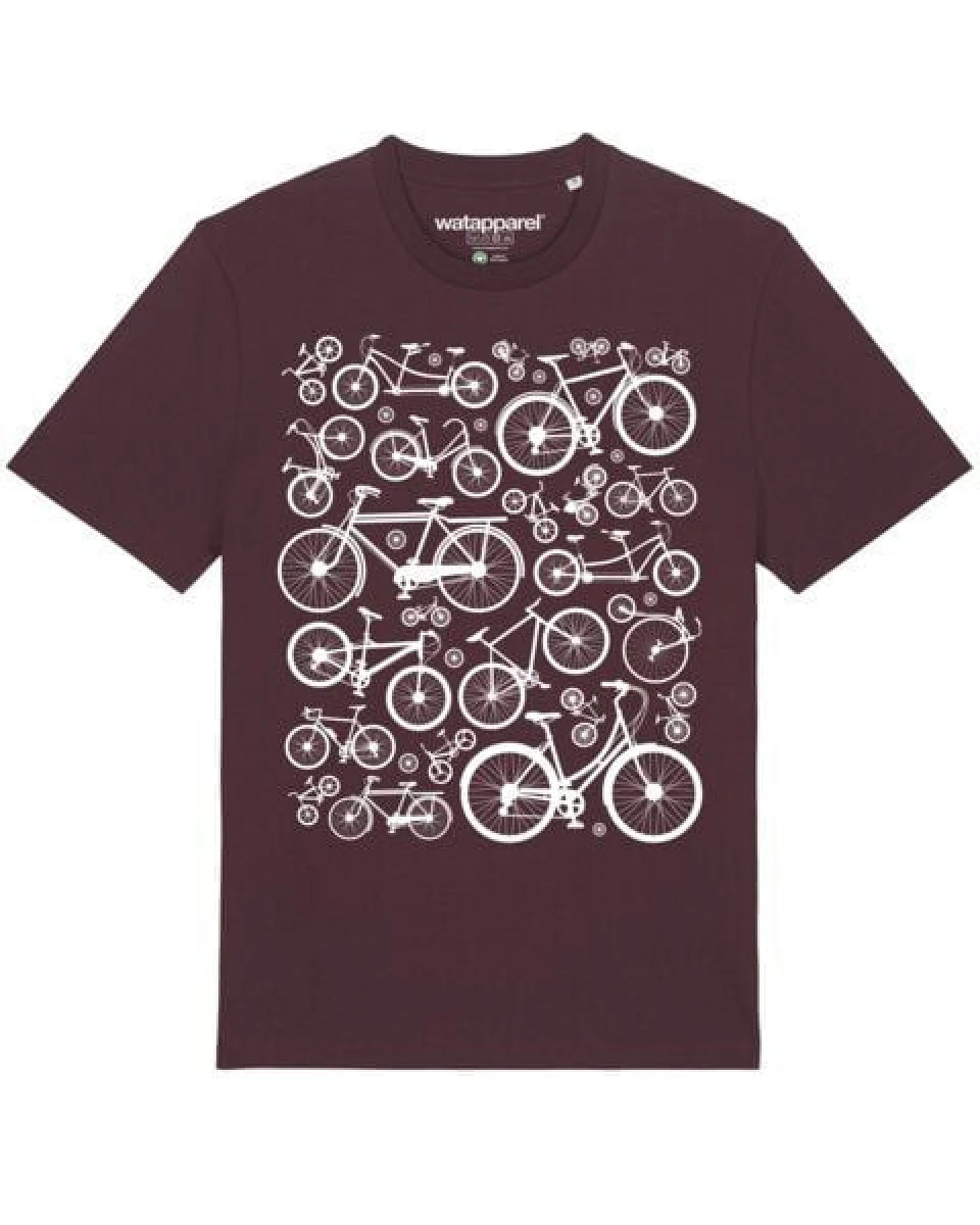 watapparel T-Shirt Unisex Fahrräder – Ansicht 2