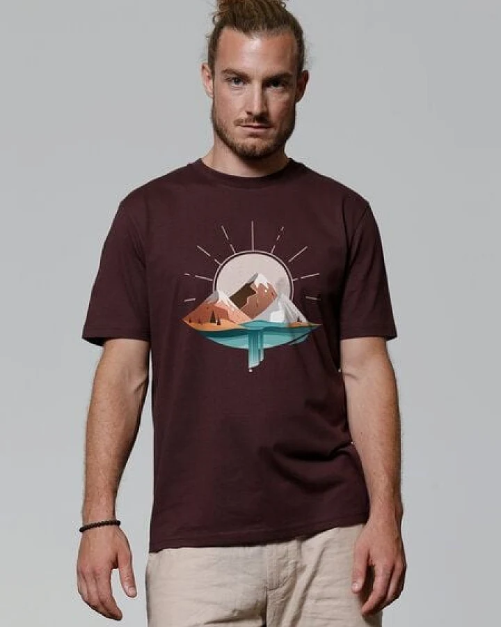 watapparel T-Shirt Unisex Sunrise & Lake