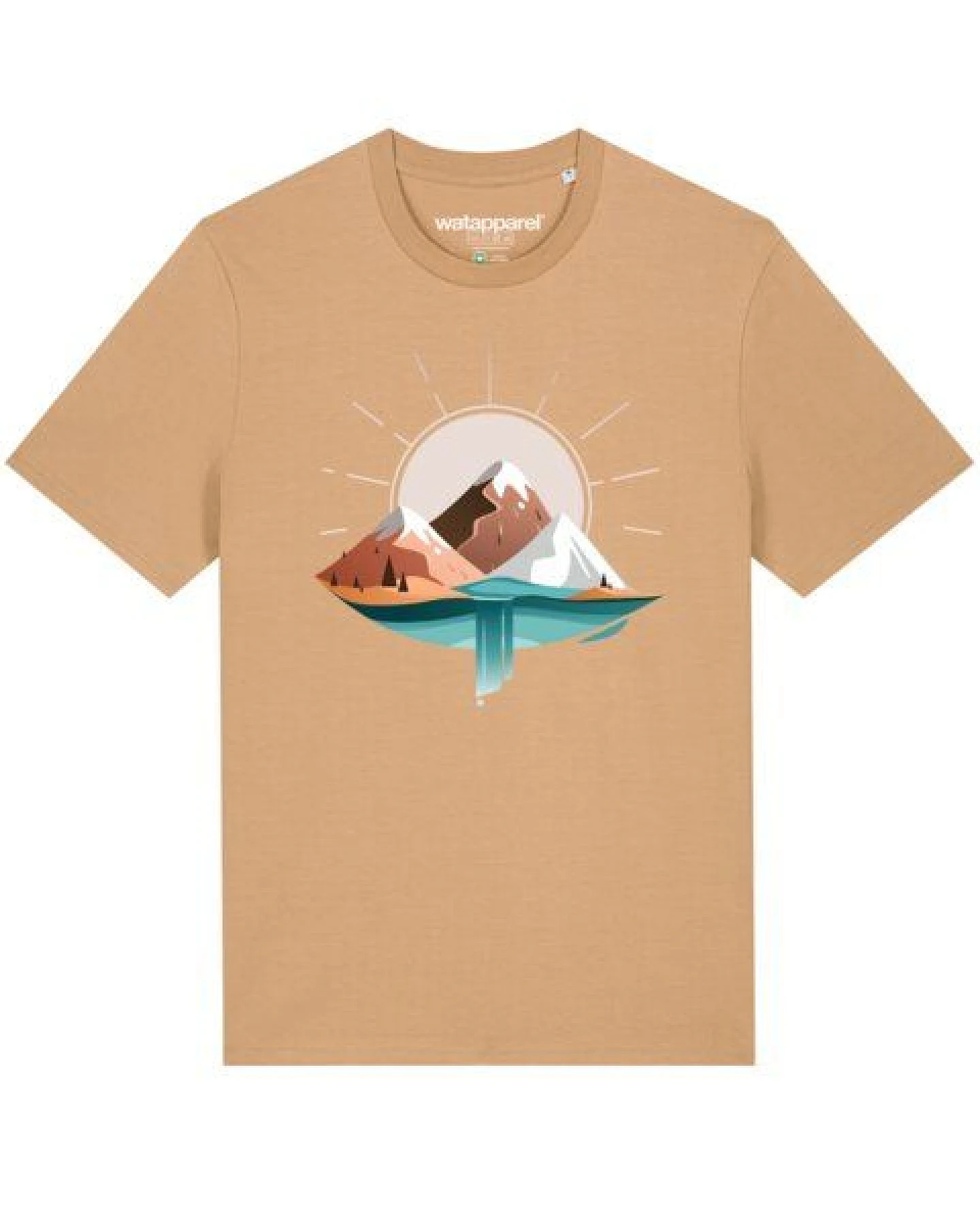 watapparel T-Shirt Unisex Sunrise & Lake – Ansicht 2