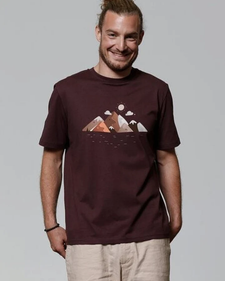 watapparel T-Shirt Unisex Mountains & Moon