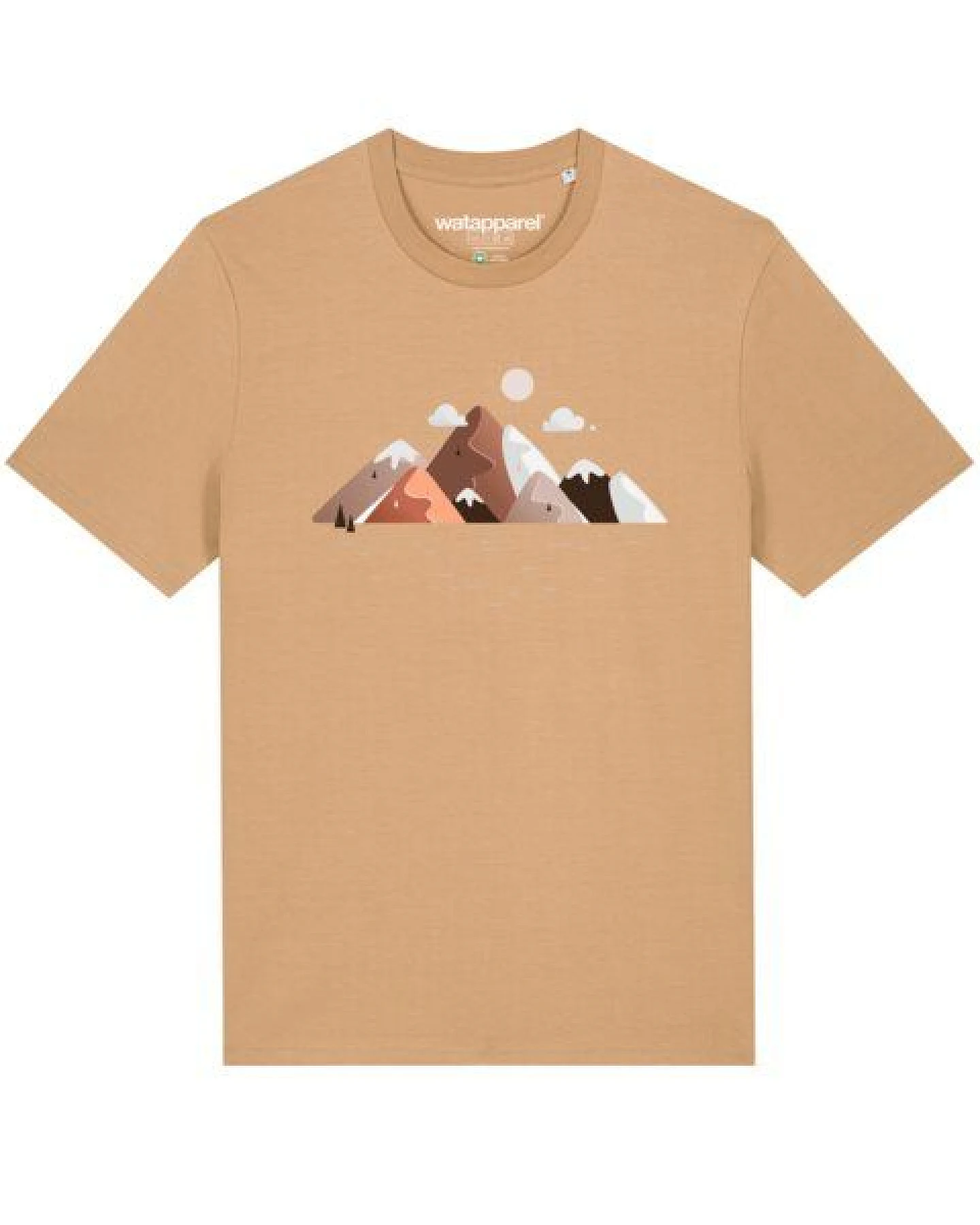 watapparel T-Shirt Unisex Mountains & Moon – Ansicht 2