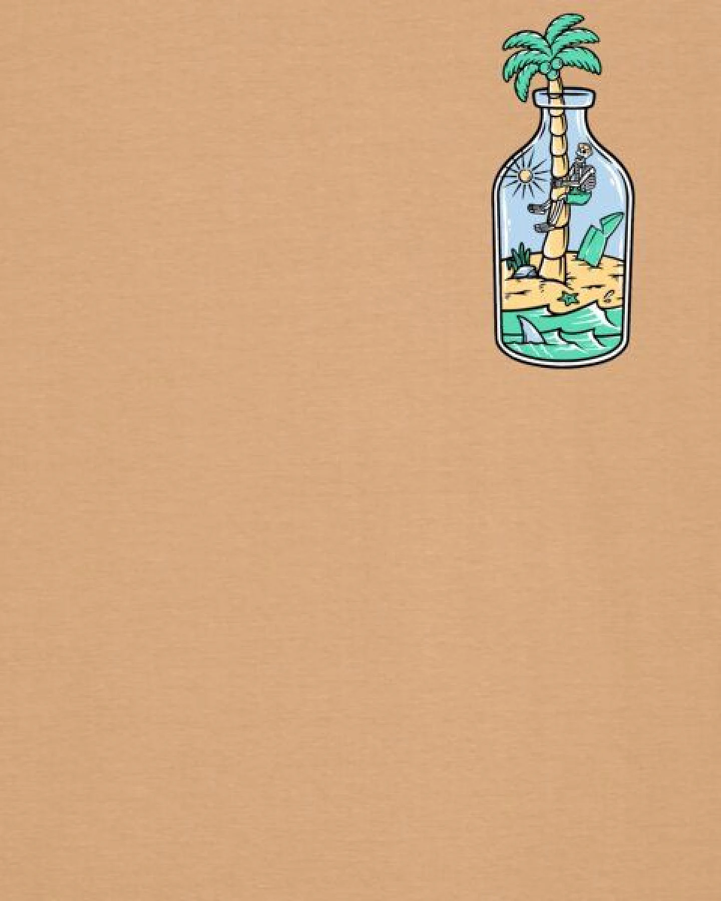 watapparel T-Shirt Unisex Holiday in a bottle – Ansicht 3