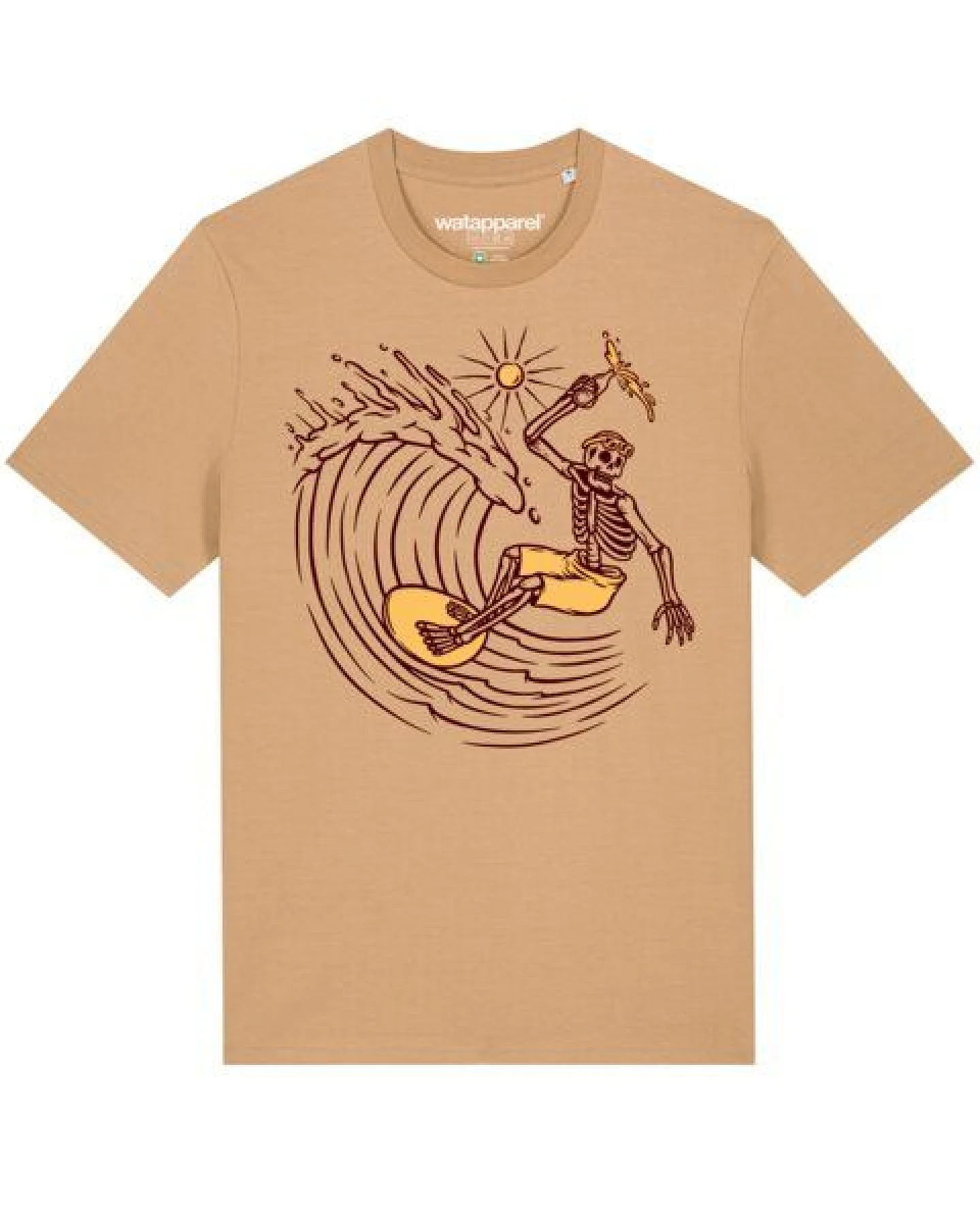 watapparel T-Shirt Unisex Surfing for life – Ansicht 2