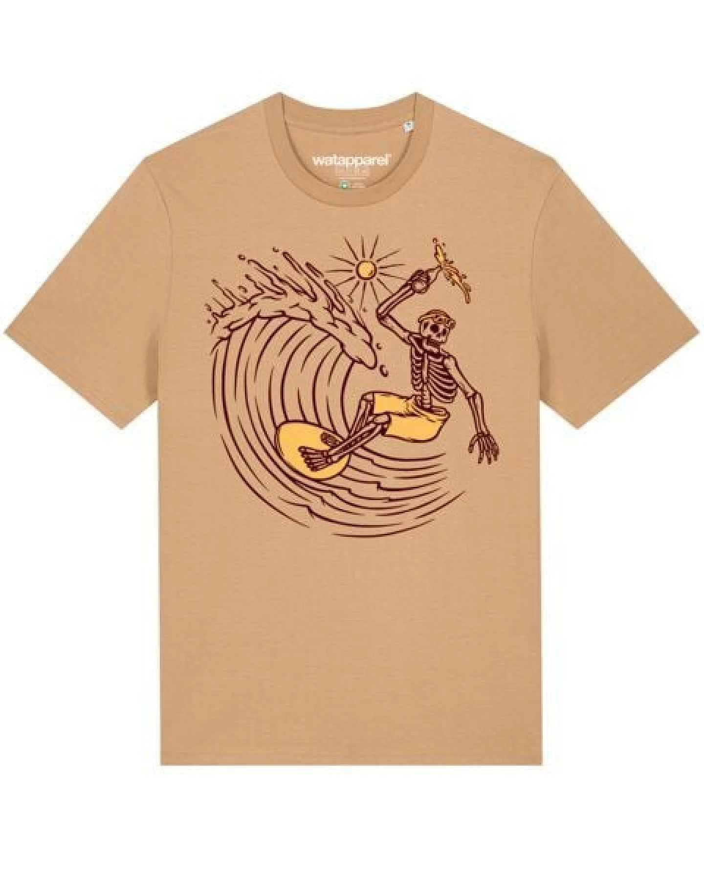 watapparel T-Shirt Unisex Surfing for life – Ansicht 2