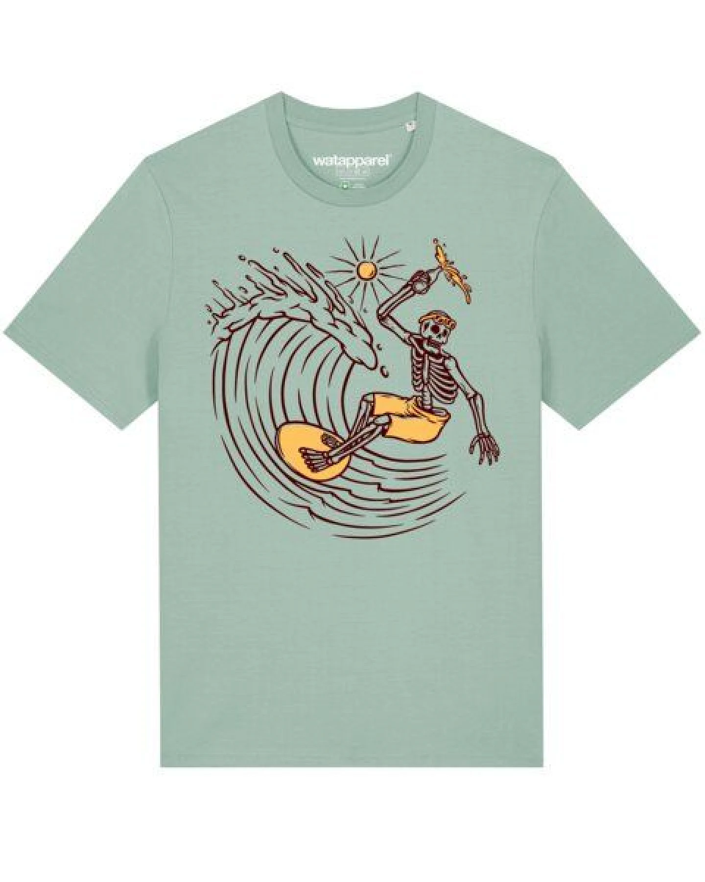 watapparel T-Shirt Unisex Surfing for life – Ansicht 2