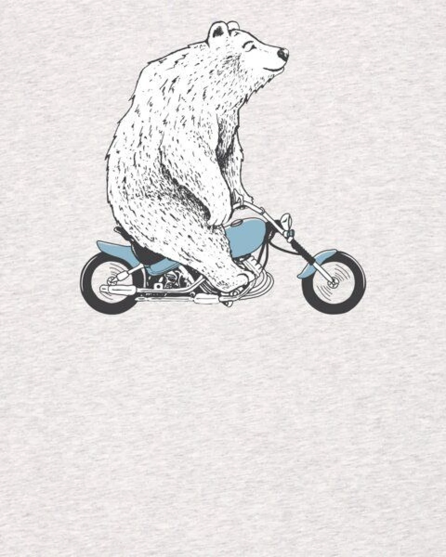 watapparel T-Shirt Unisex Bär auf Bike – Ansicht 3