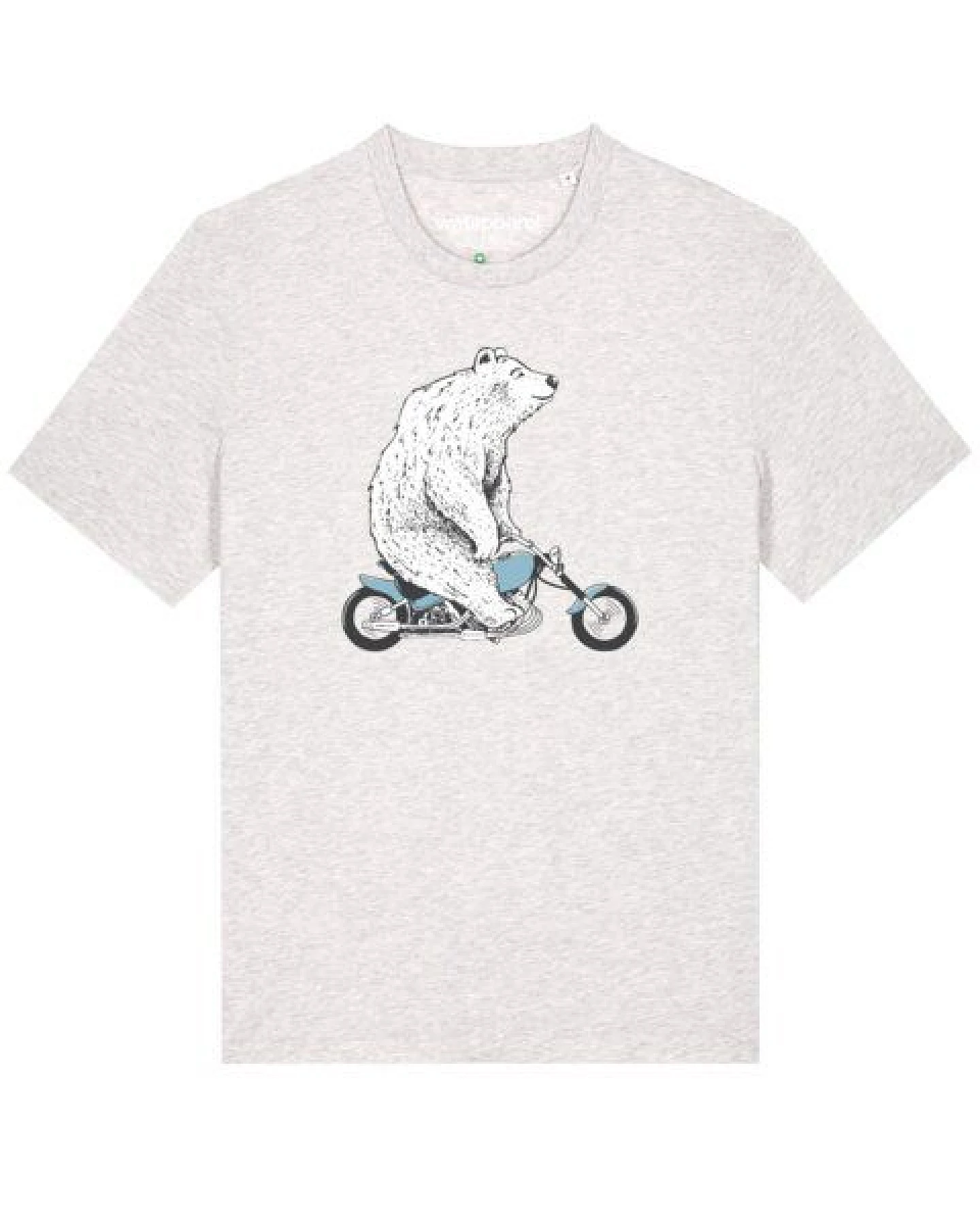 watapparel T-Shirt Unisex Bär auf Bike – Ansicht 2
