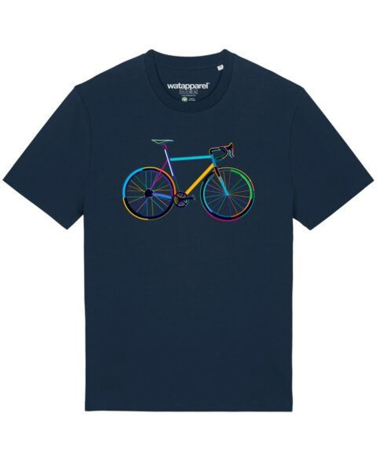 watapparel T-Shirt Fahrrad by night – Ansicht 2