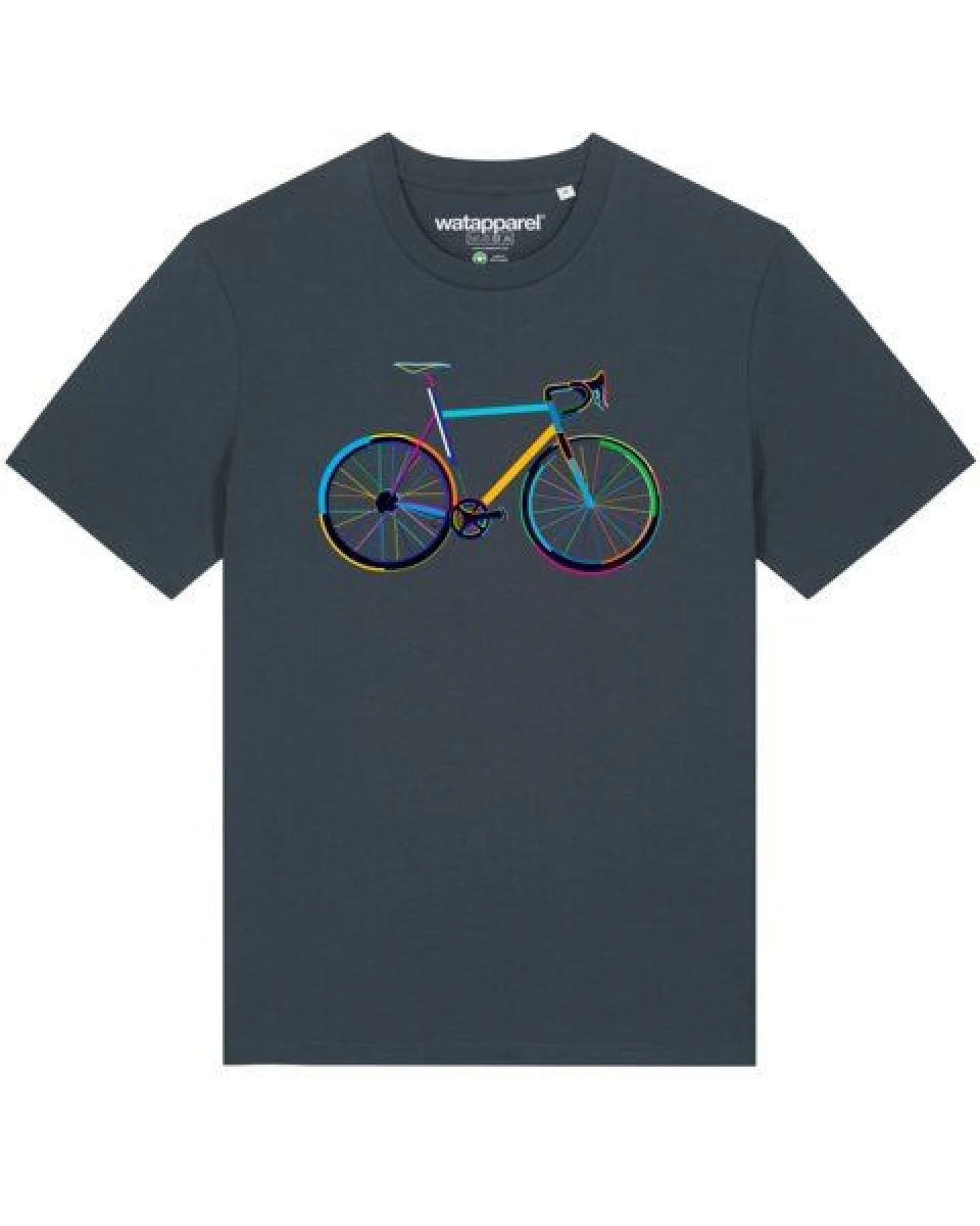 watapparel T-Shirt Fahrrad by night – Ansicht 2