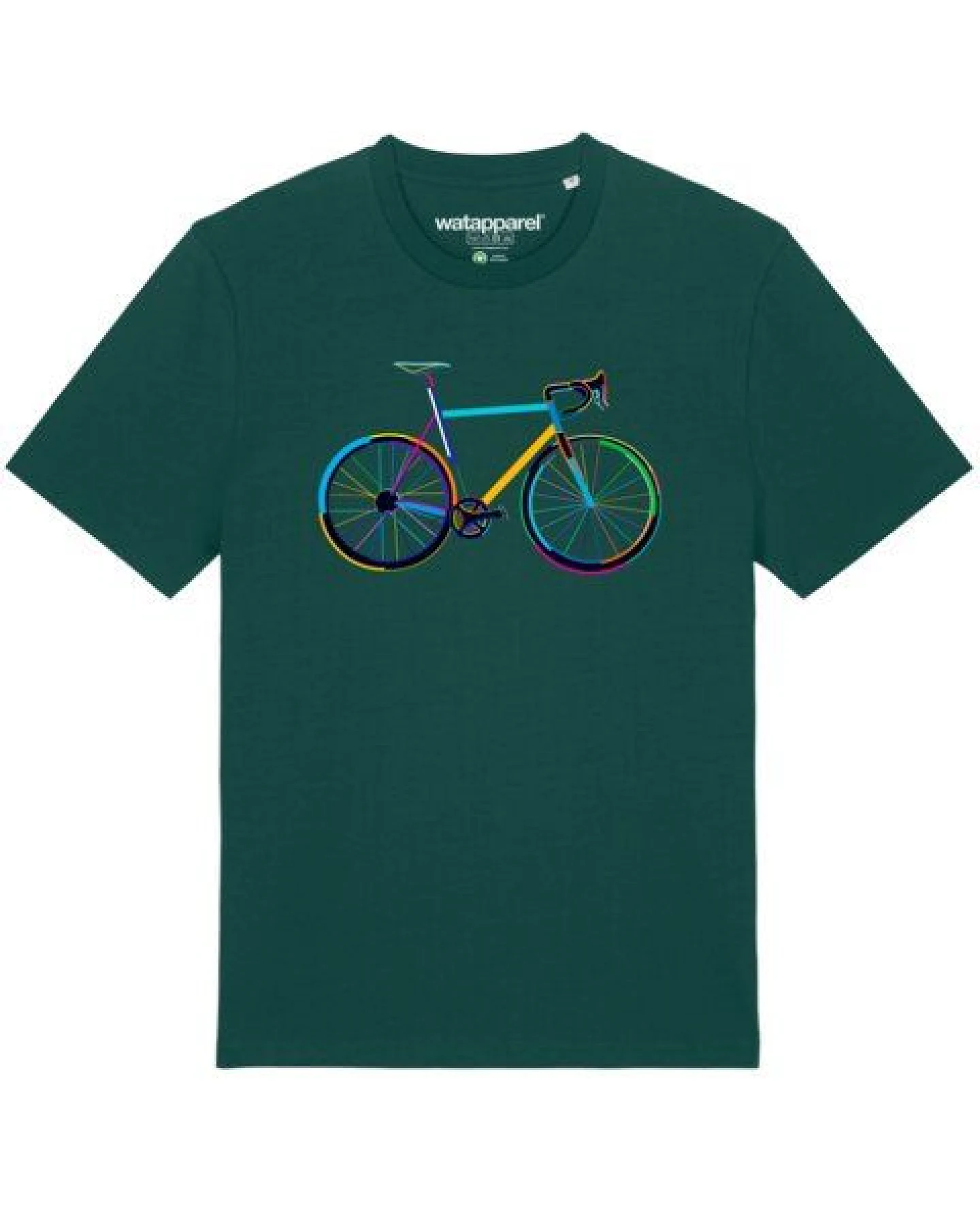 watapparel T-Shirt Fahrrad by night – Ansicht 2