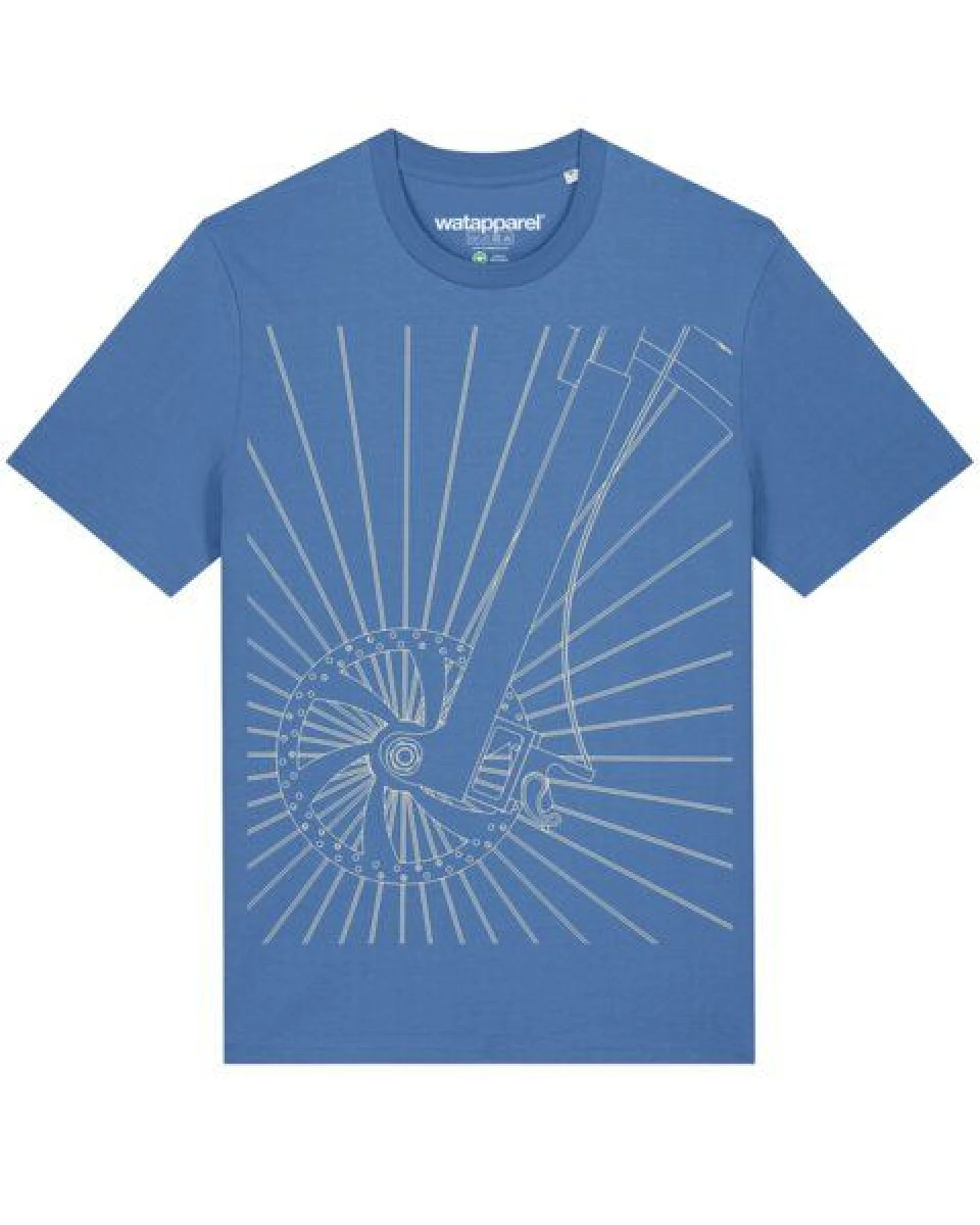 watapparel T-Shirt Unisex Fahrradspeichen – Ansicht 2
