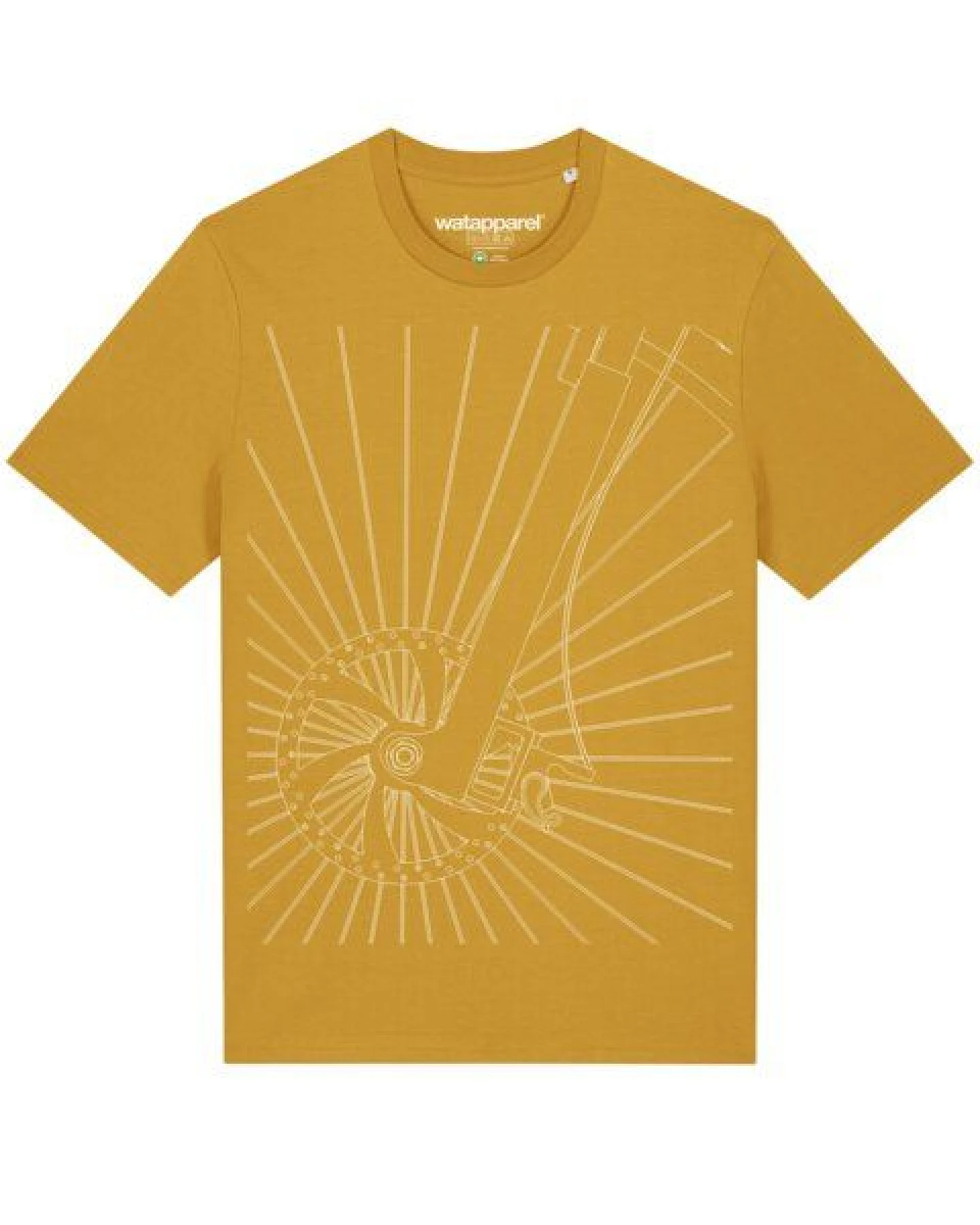 watapparel T-Shirt Unisex Fahrradspeichen – Ansicht 2
