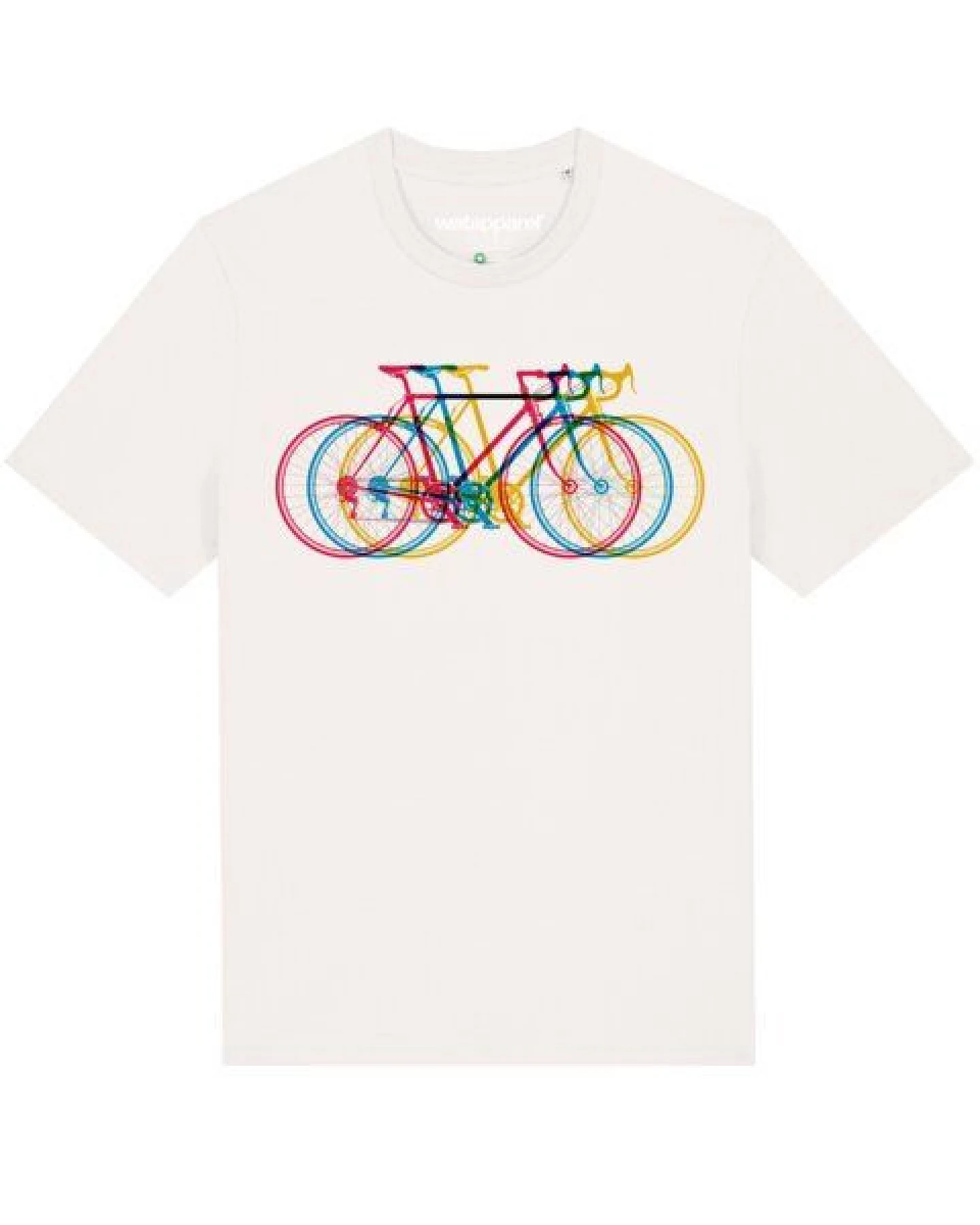 watapparel T-Shirt Unisex Fahrräder – Ansicht 2