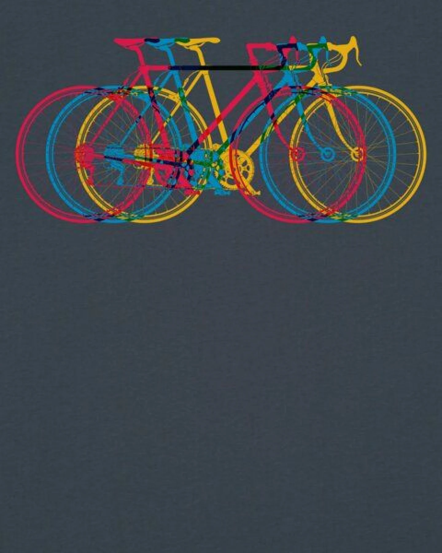 watapparel T-Shirt Unisex Fahrräder – Ansicht 3