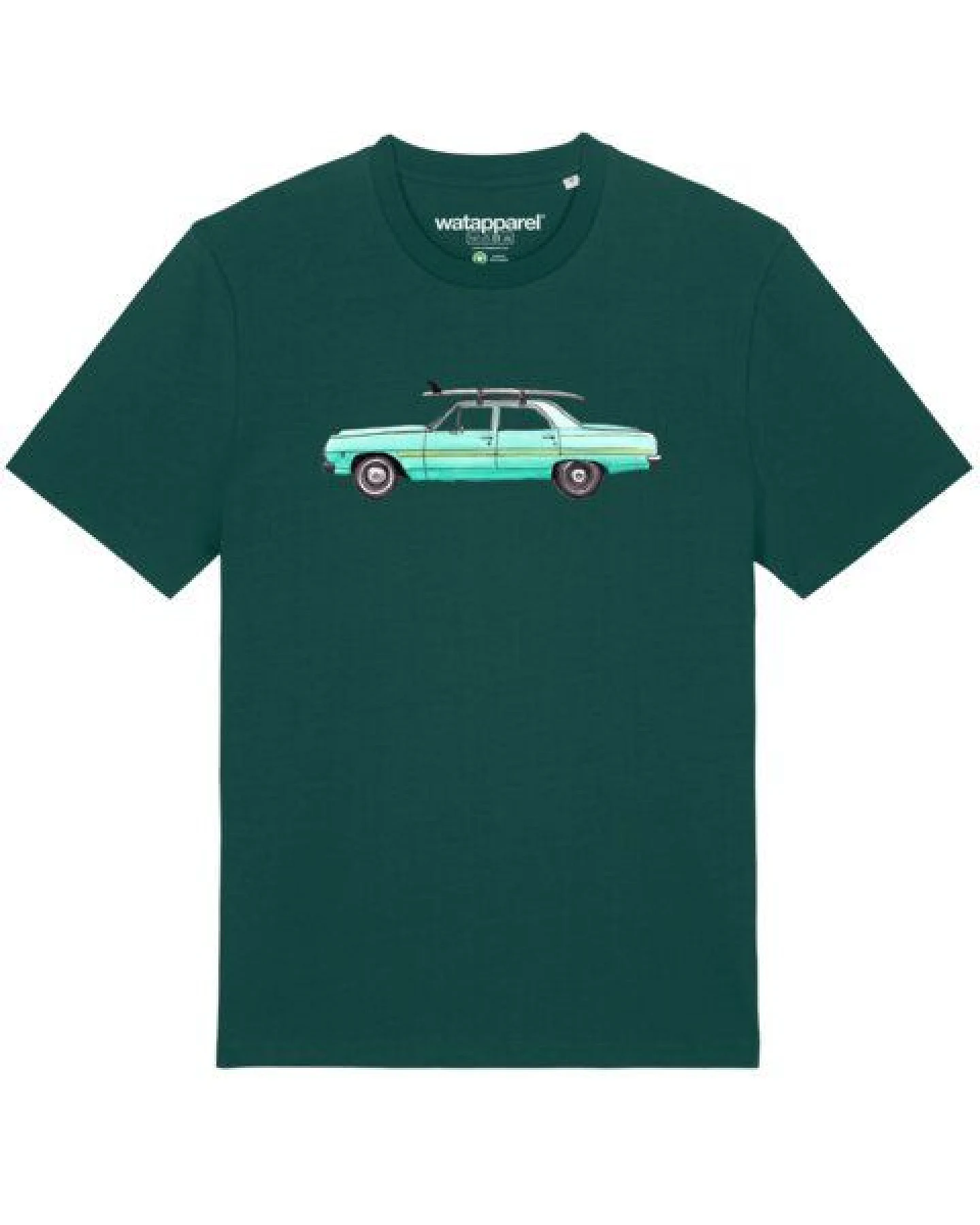 watapparel T-Shirt Unisex Surf Car – Ansicht 2