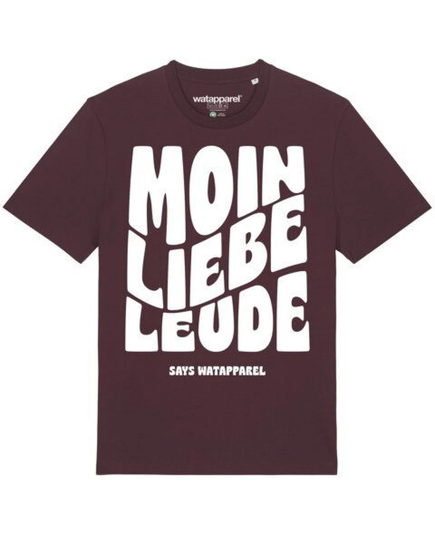 watapparel T-Shirt Unisex Moin liebe Leude – Ansicht 2