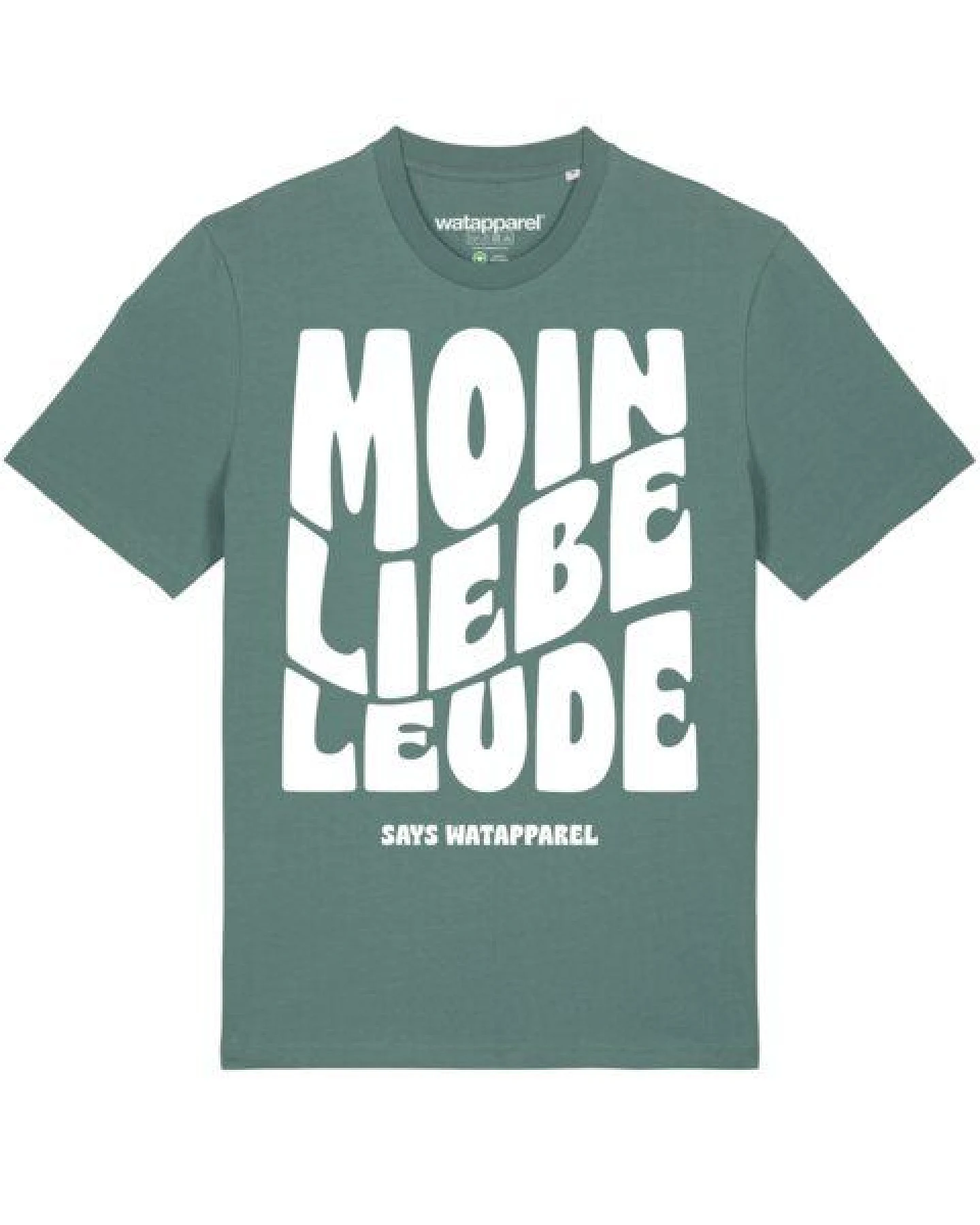 watapparel T-Shirt Unisex Moin liebe Leude – Ansicht 2
