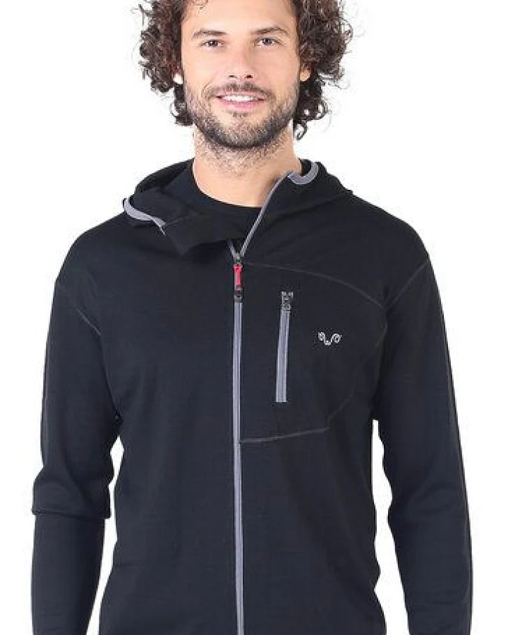 Woolona Hoodie - MAESTRO - 100% Merinowolle (Zip)