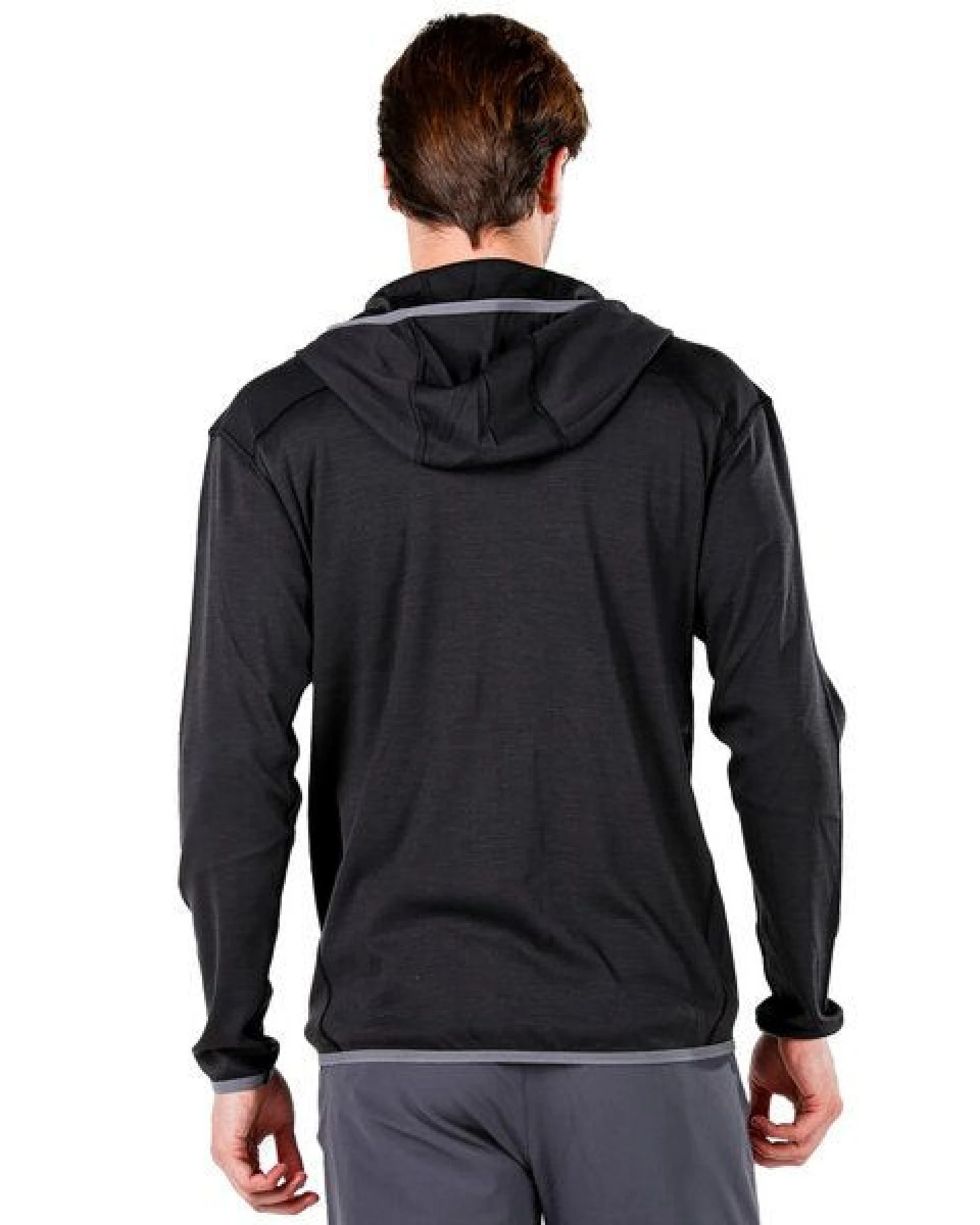 Woolona Hoodie - MAESTRO - 100% Merinowolle (Zip) – Ansicht 4