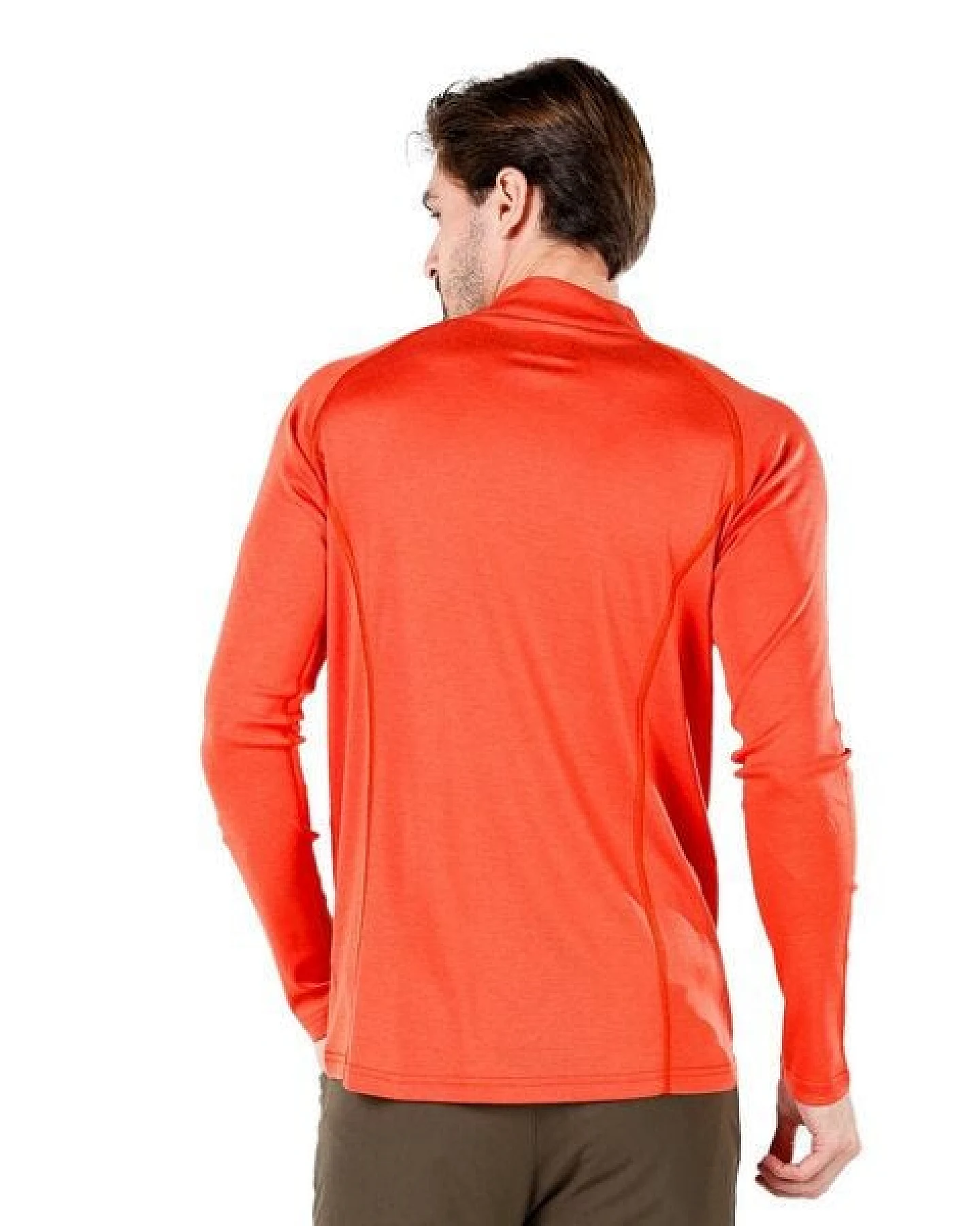 Woolona Langarmshirt - ASTRO - 100% Merinowolle (Zip) – Ansicht 2