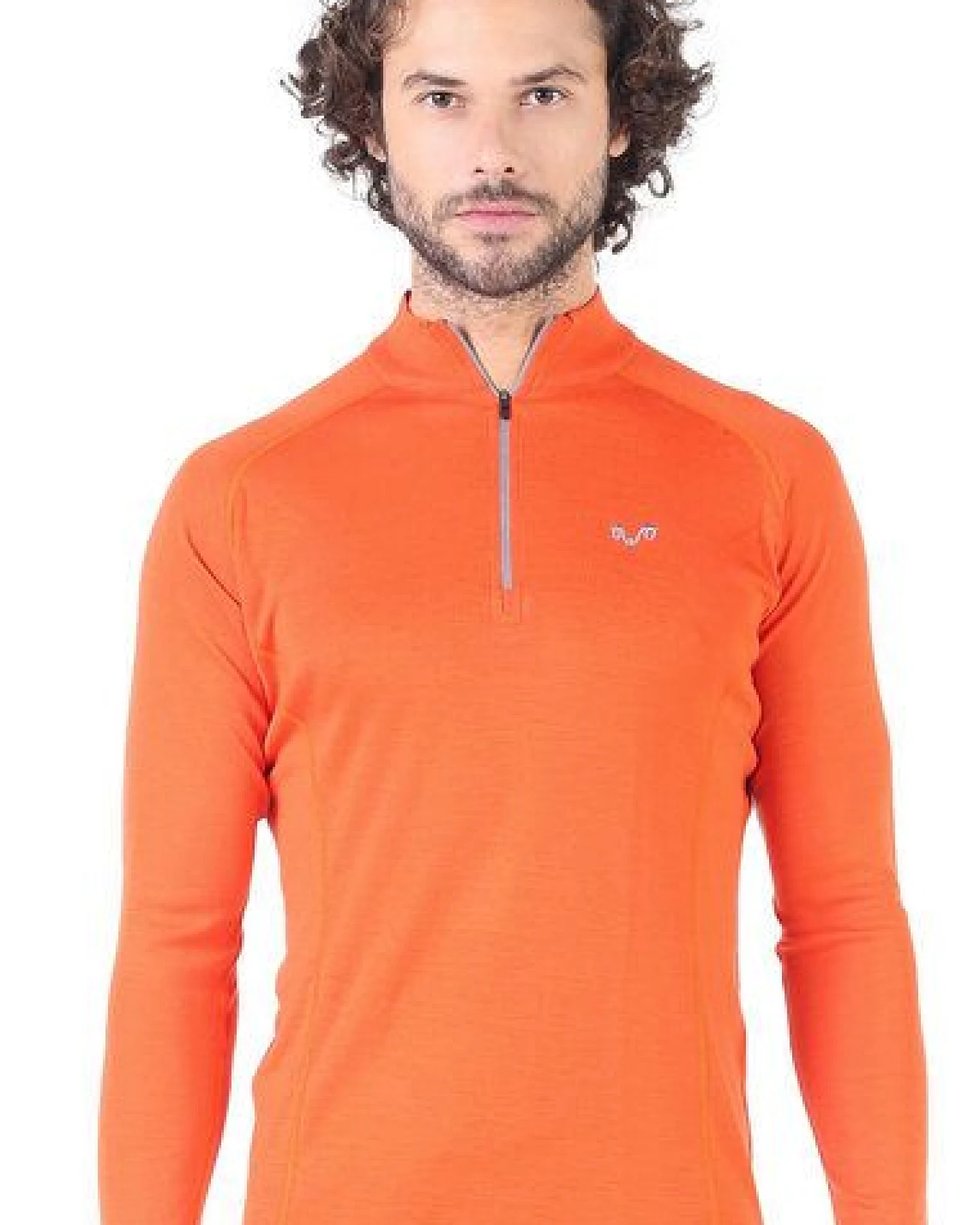 Woolona Langarmshirt - ASTRO - 100% Merinowolle (Zip) – Ansicht 2