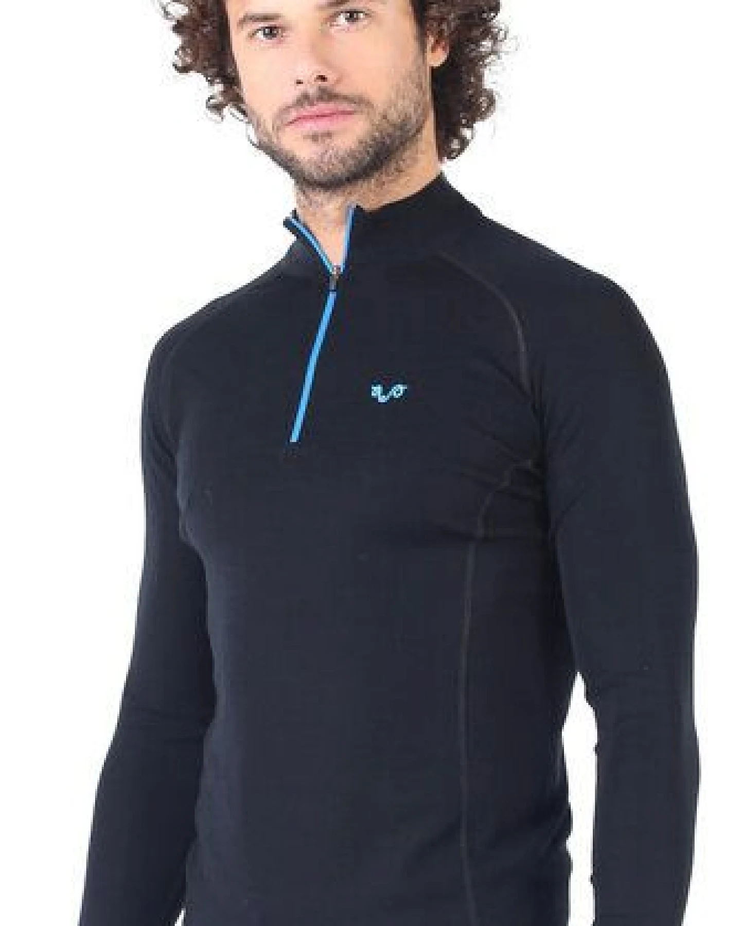 Woolona Langarmshirt - ASTRO - 100% Merinowolle (Zip) – Ansicht 2