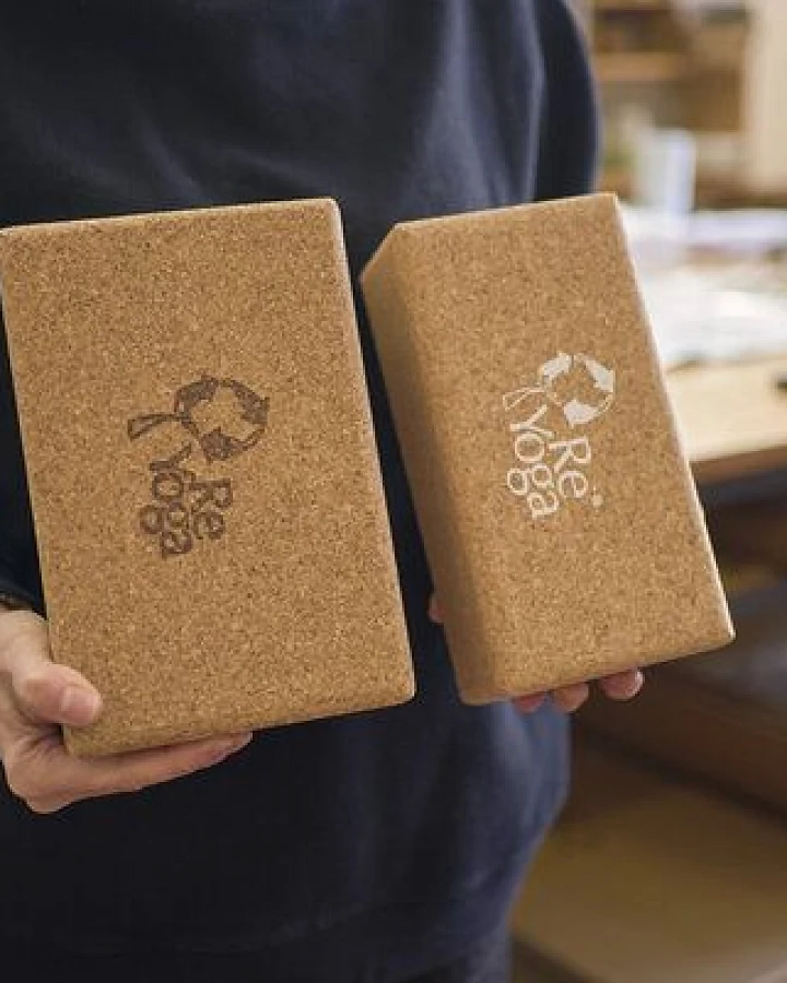 ReYoga ReBlock BIG - extragroßer Yoga Block aus recyceltem Kork