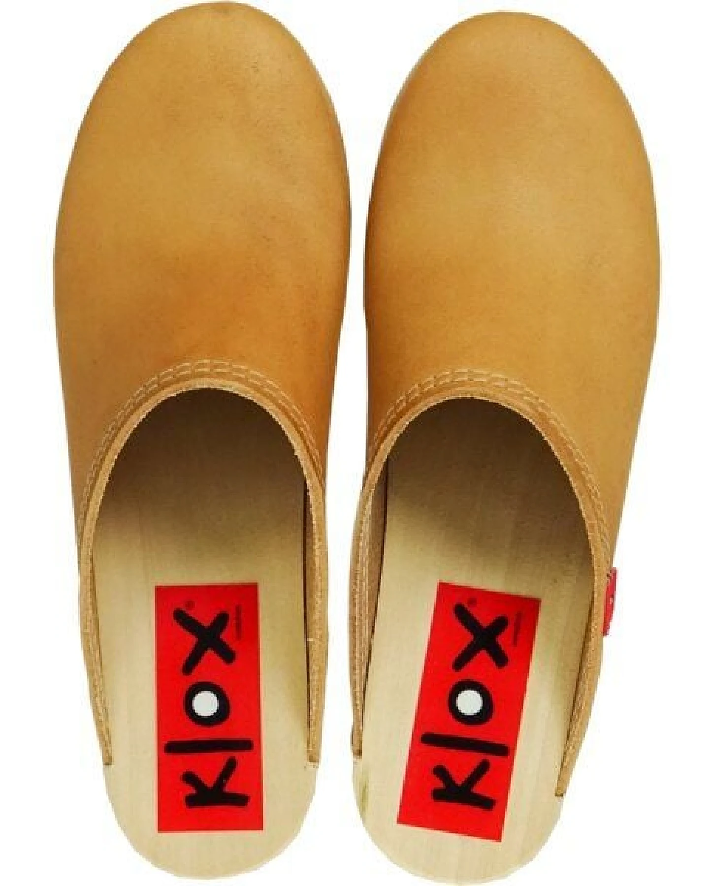 Klox 6 1/2 - Medium Heel Holzclog mit pflanzlich gegerbtem Leder – Ansicht 3