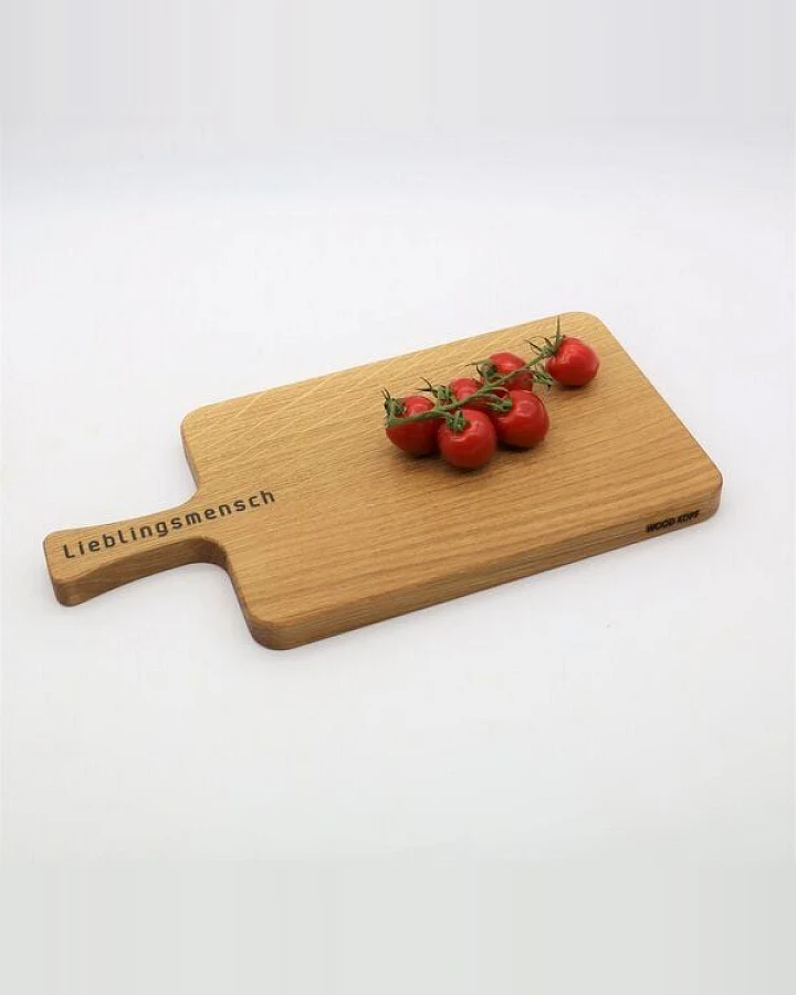 Woodkopf Schneidebrett CULINA mit Gravur