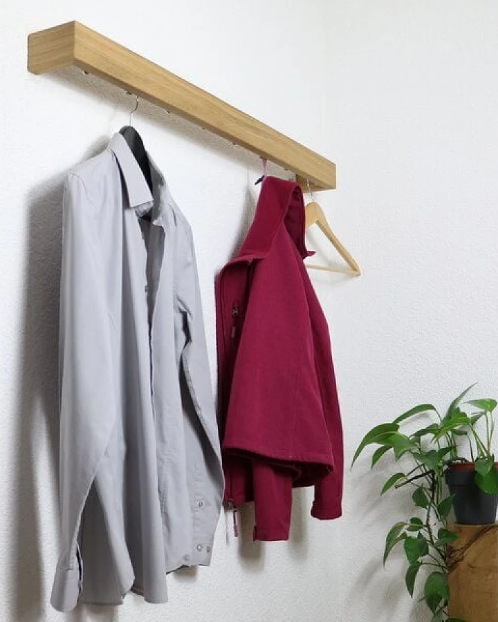 Woodkopf Garderobe VESTA aus Holz