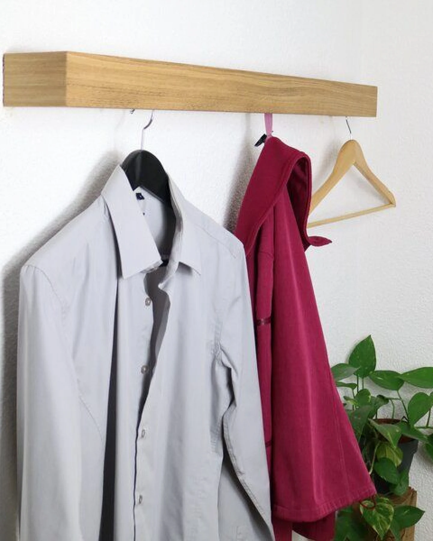 Woodkopf Garderobe VESTA aus Holz – Ansicht 2
