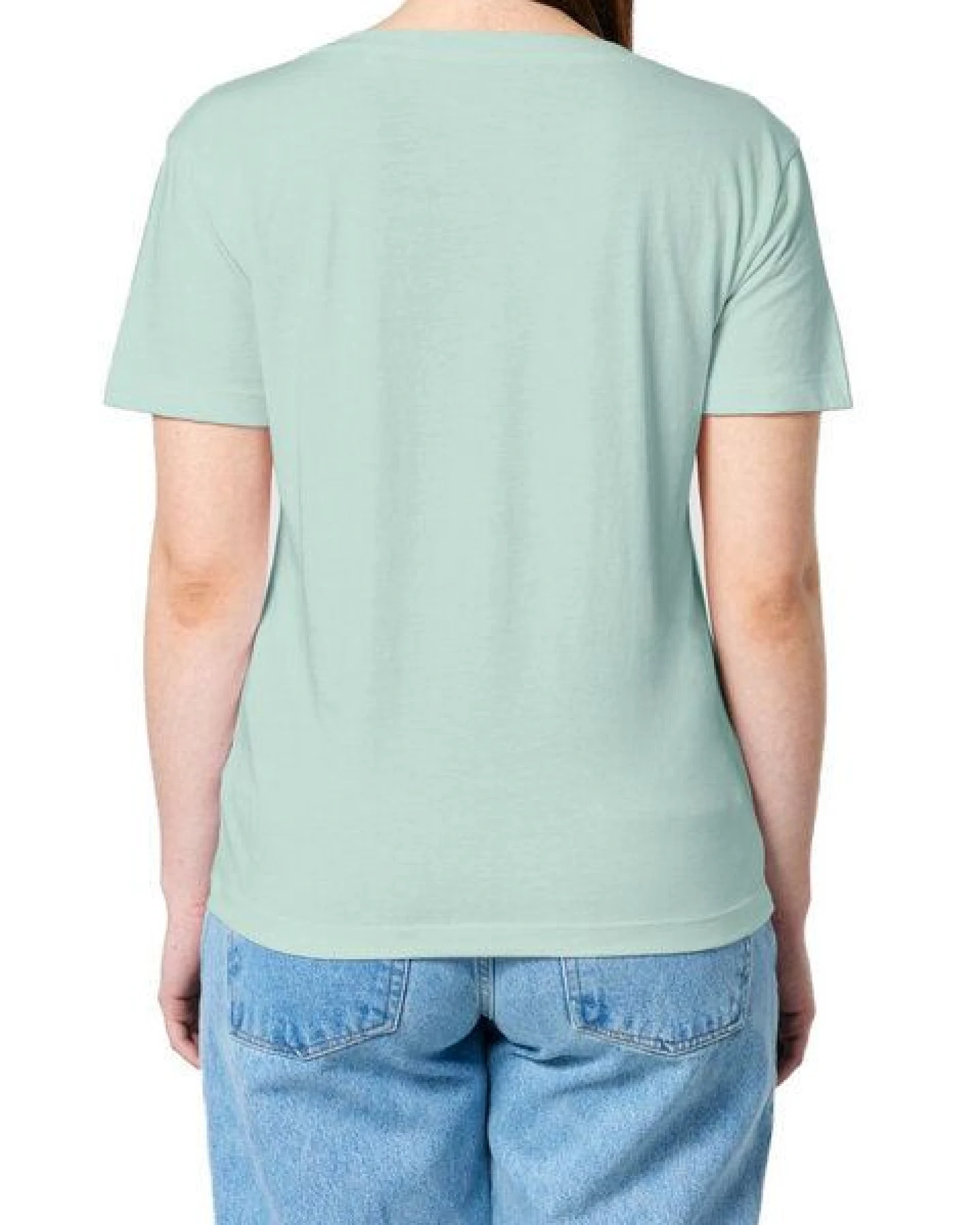 YTWOO Damen-Scoop-Neck-T-Shirt aus Bio-Baumwolle – Ansicht 3